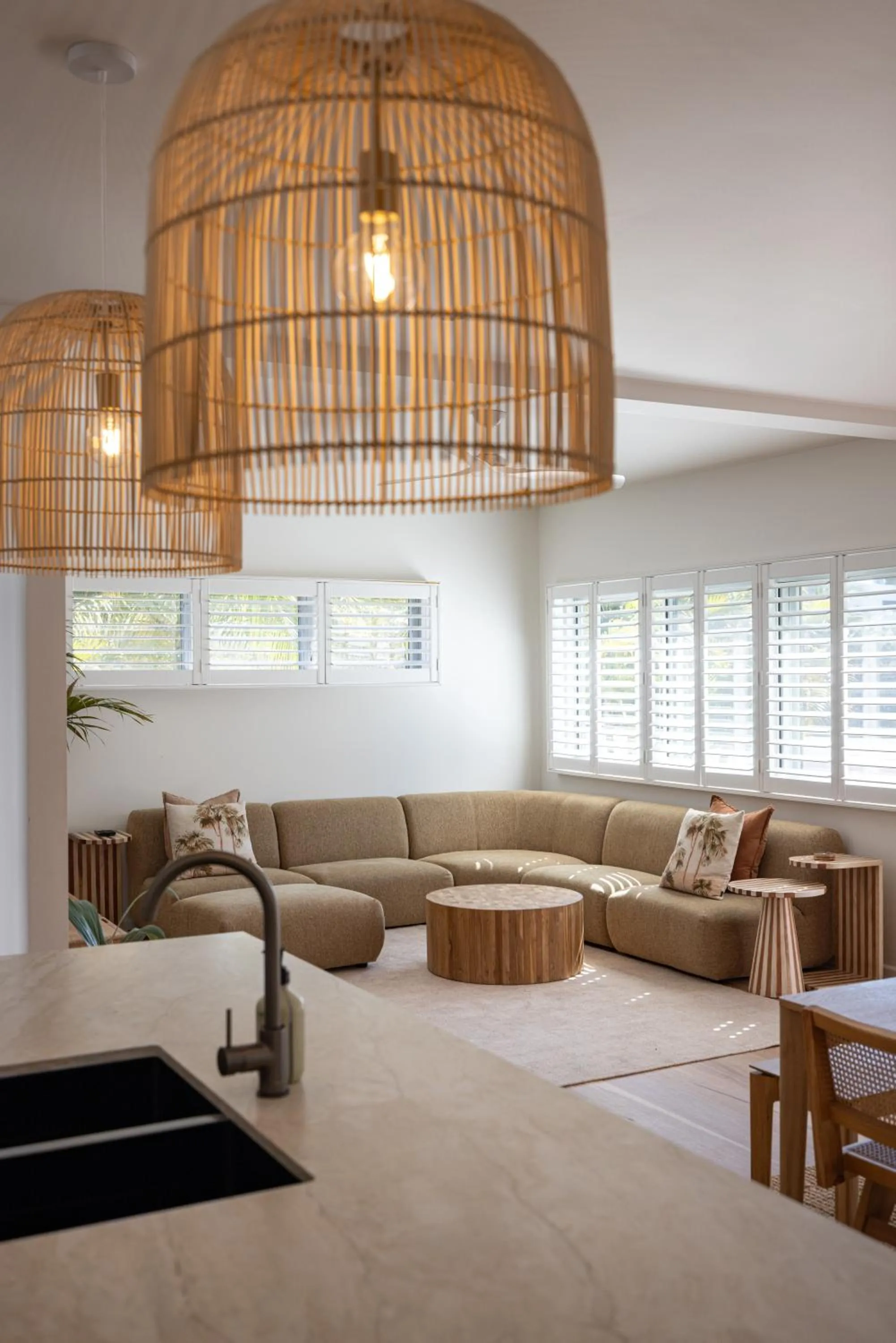 Living room in Aloha Byron Bay