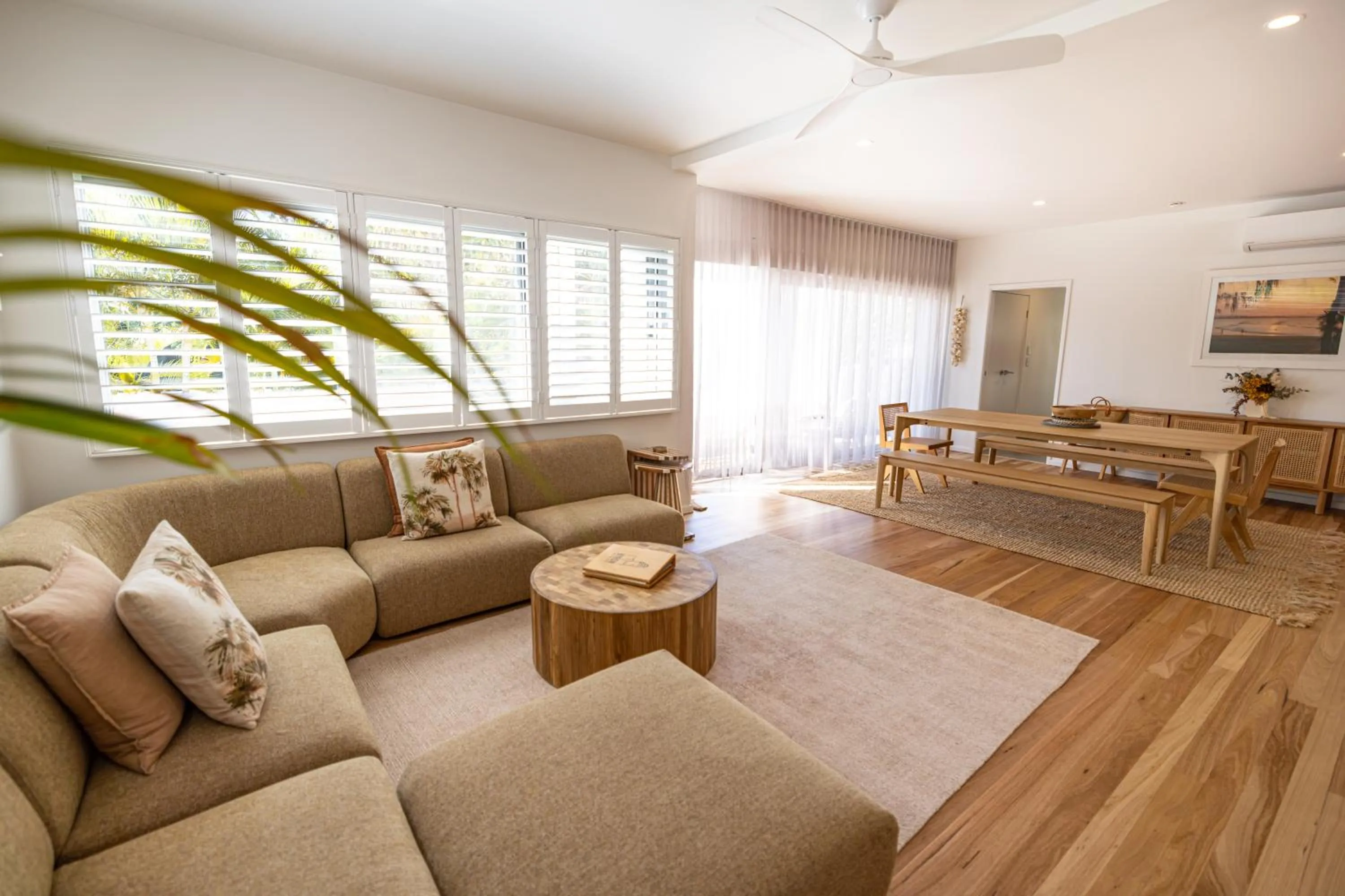 Living room in Aloha Byron Bay
