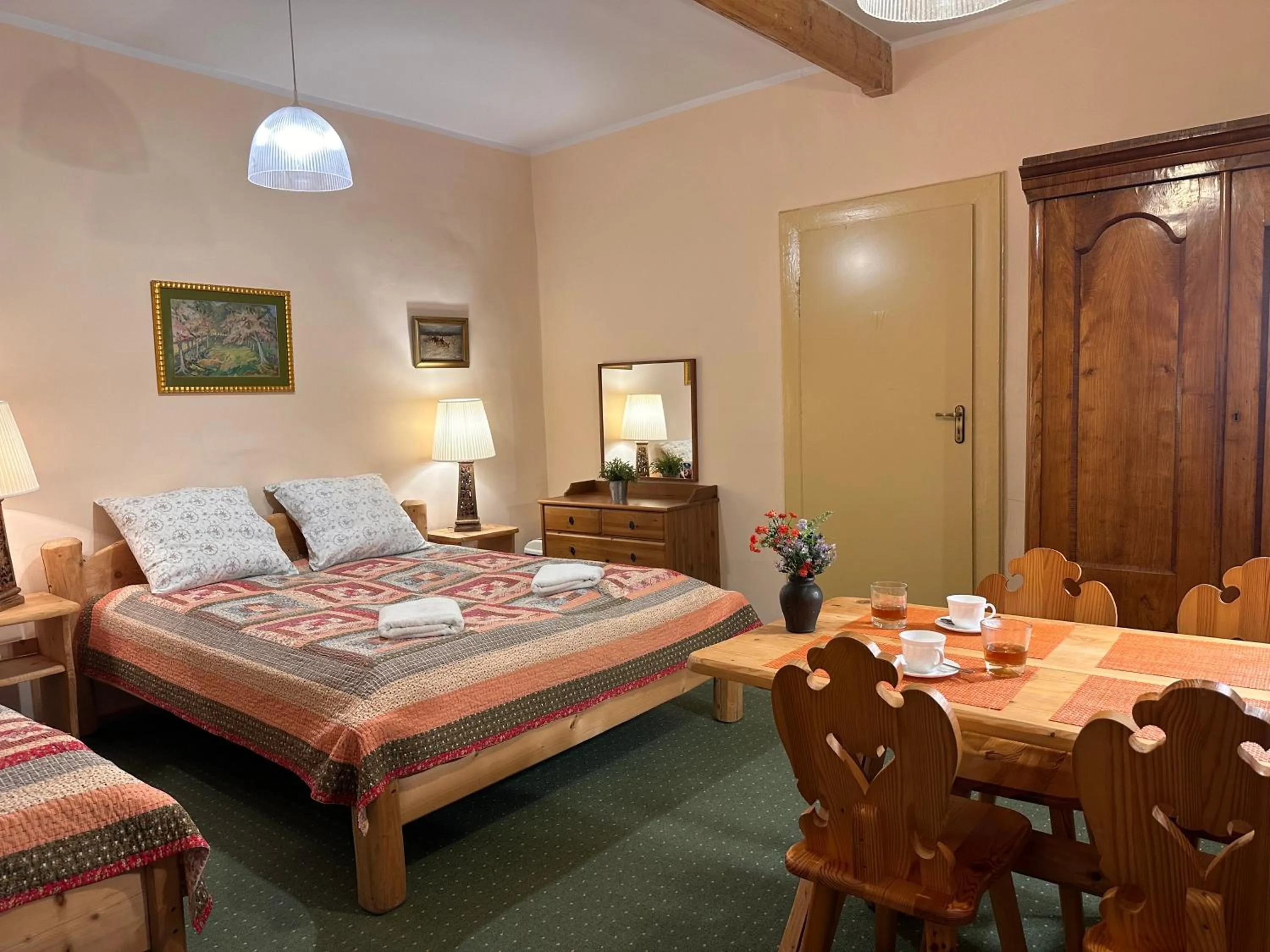 Bedroom, Bed in Dom Sw Stanislawa