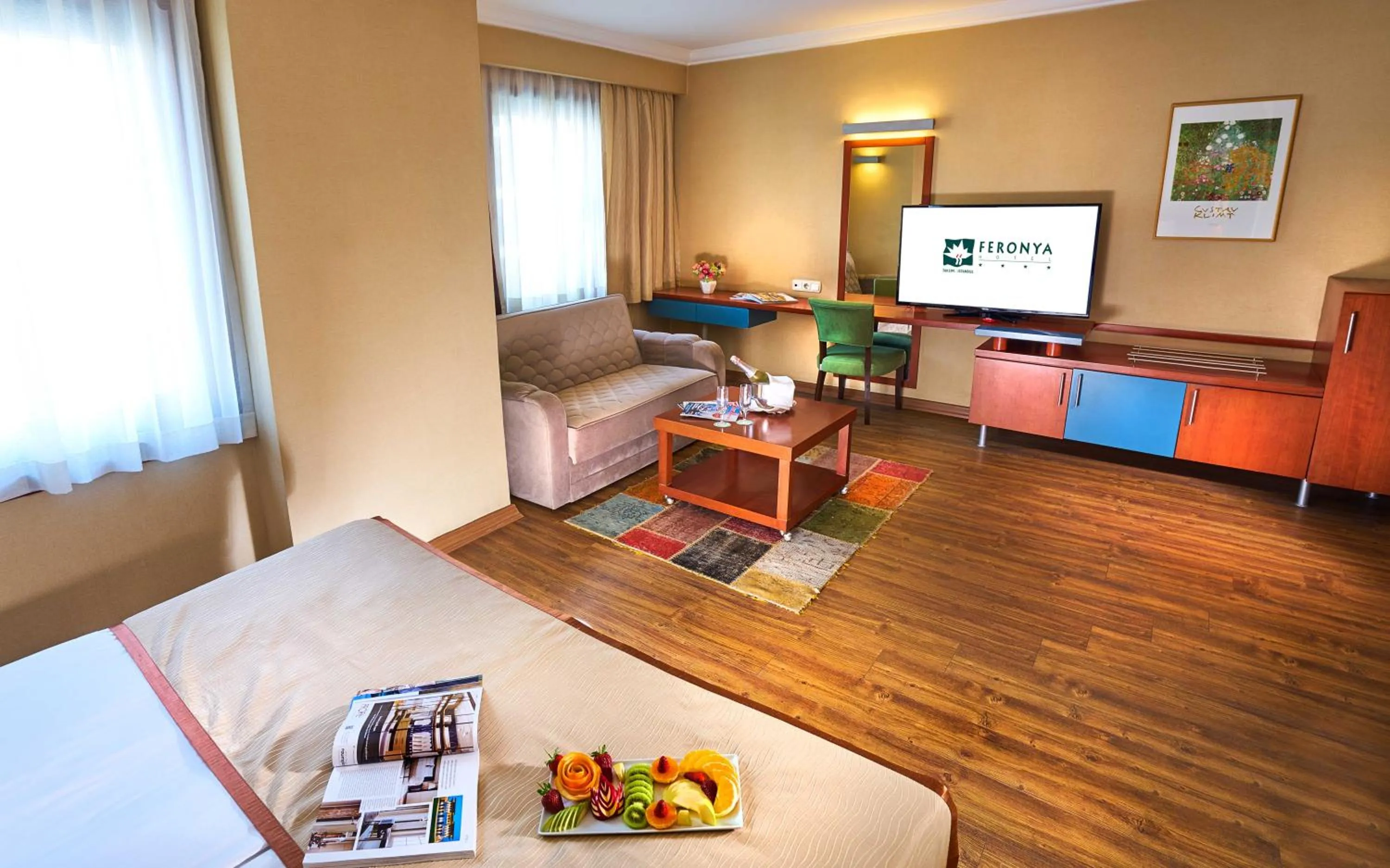 Photo of the whole room, Bed in Feronya Hotel