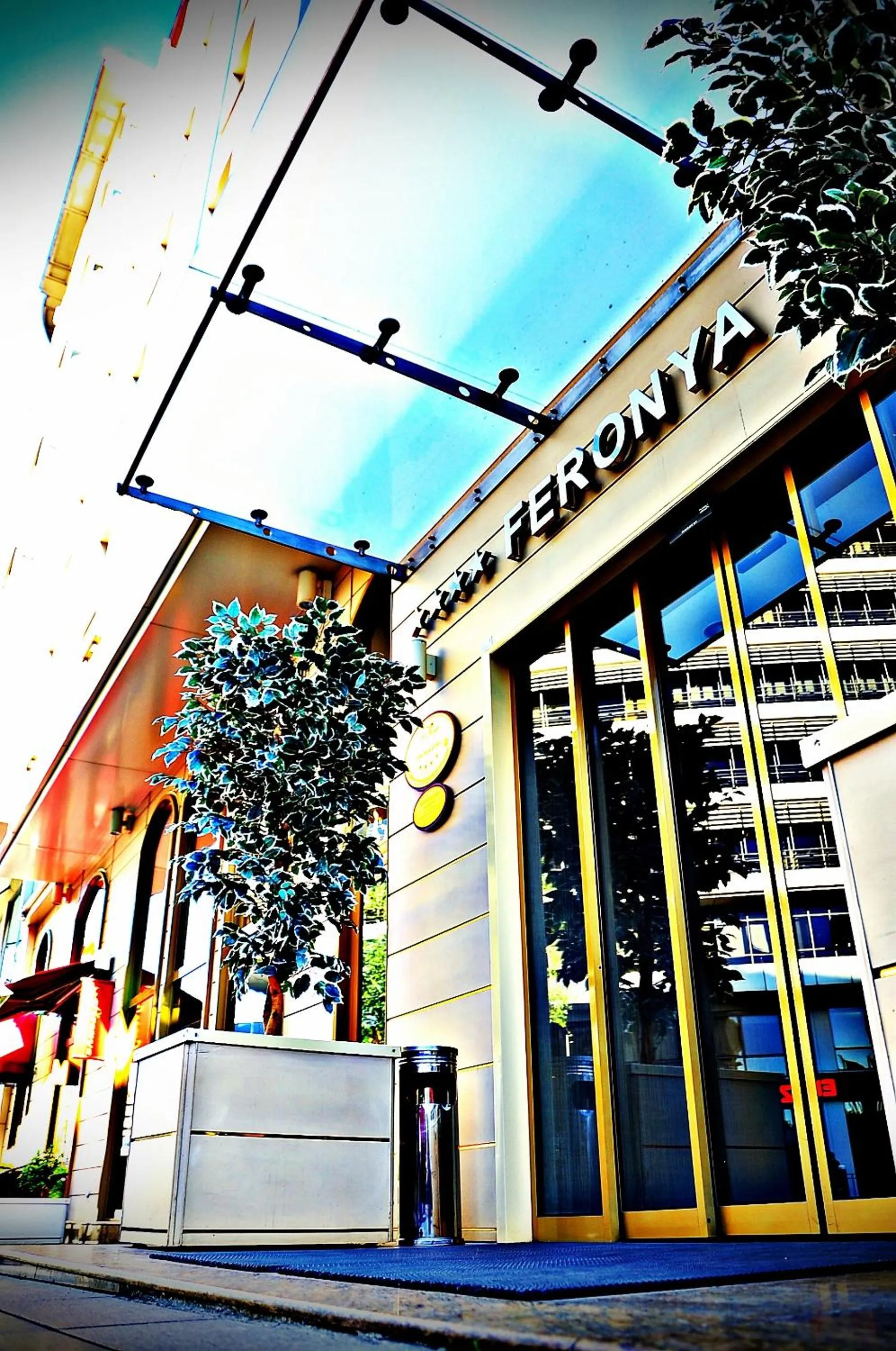 Facade/entrance in Feronya Hotel