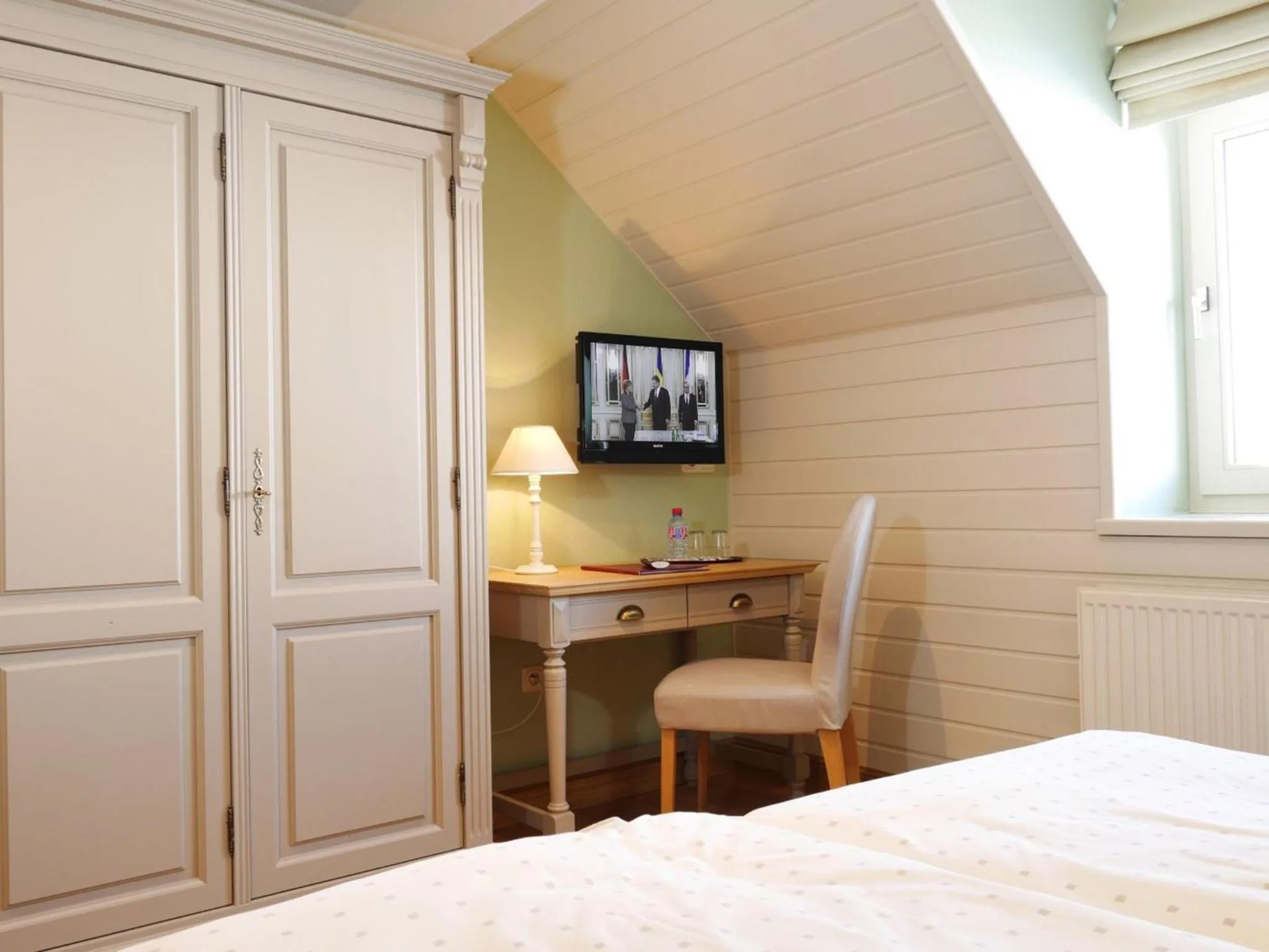 Decorative detail, Bed in Hotel Eifelland