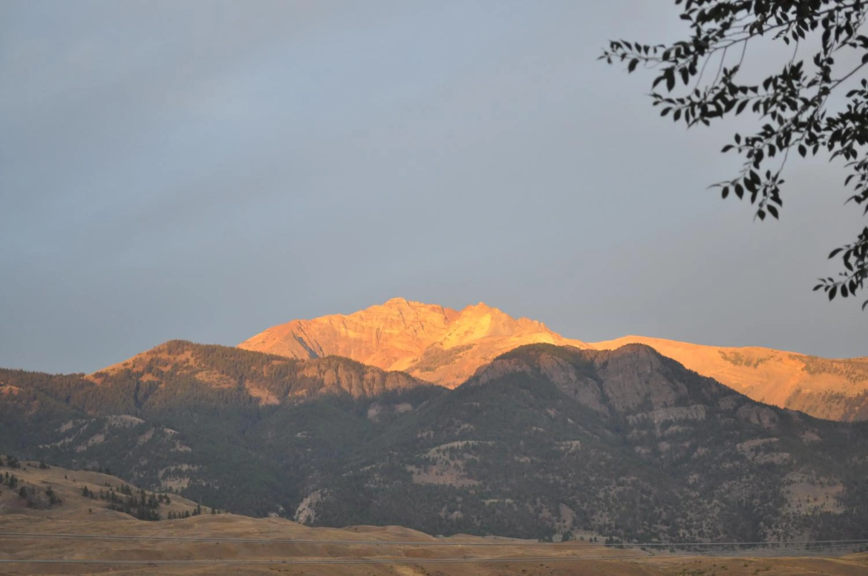 Mountain view in Yellowstone Village Inn and Suites
