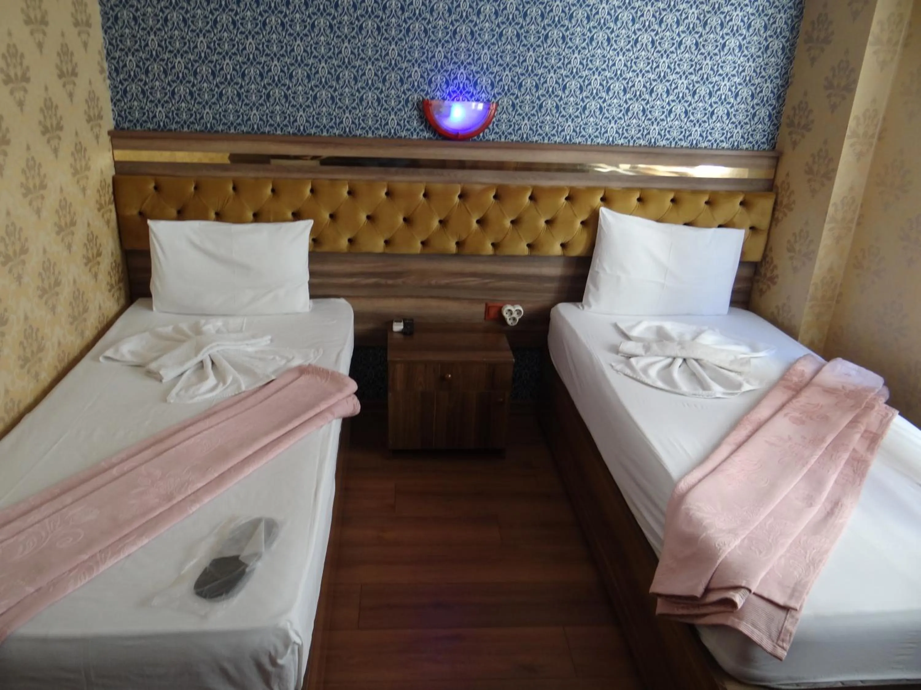 Bed in Meta Hotel