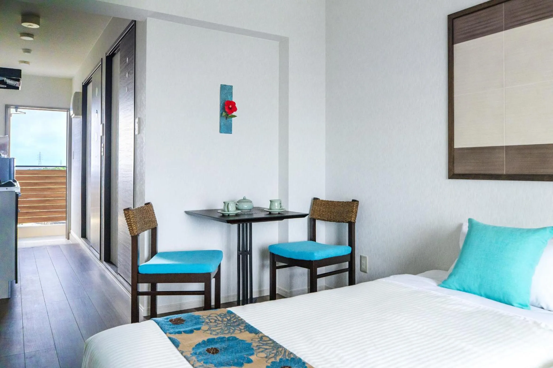 Photo of the whole room, Bed in Yukurina Resort Okinawa