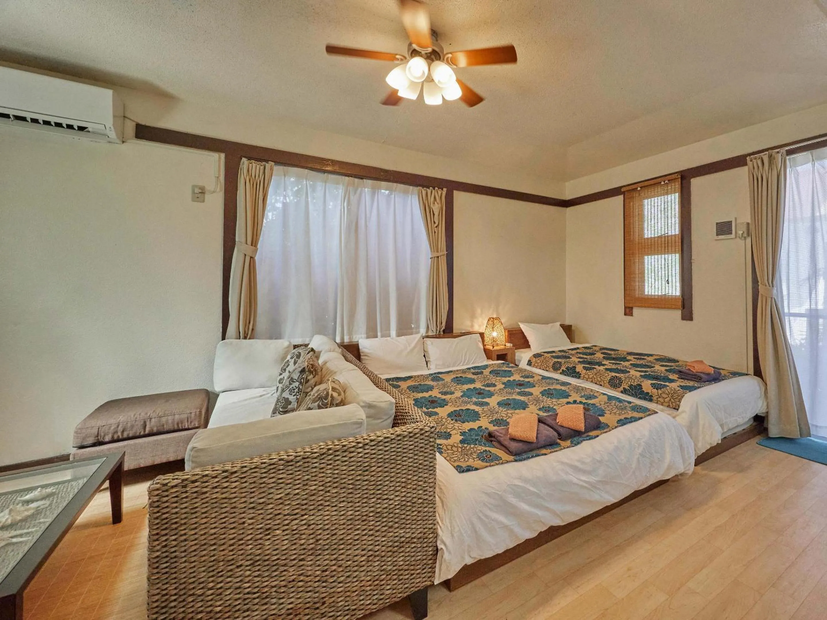 Photo of the whole room, Bed in Yukurina Resort Okinawa