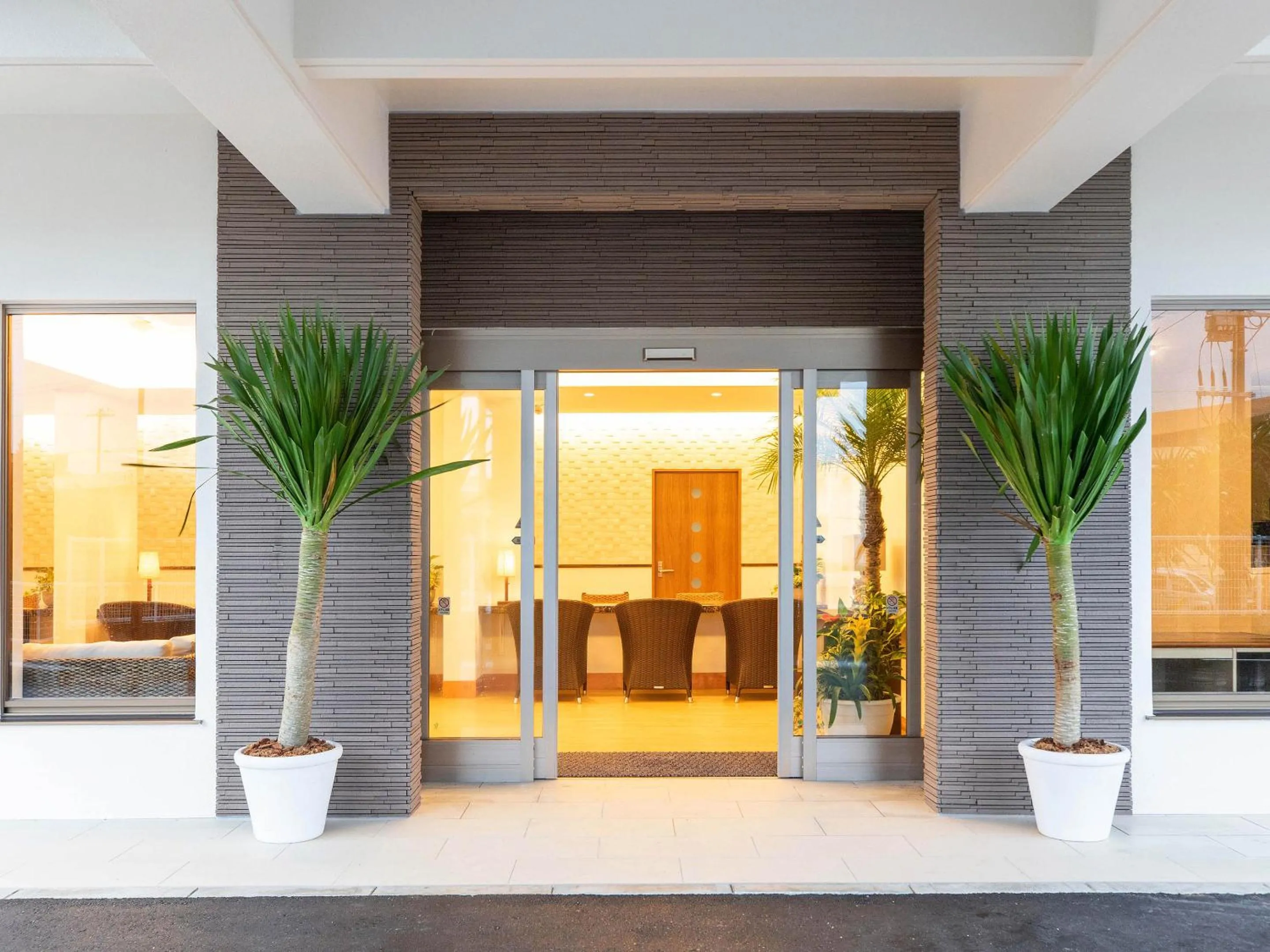 Facade/entrance in Yukurina Resort Okinawa