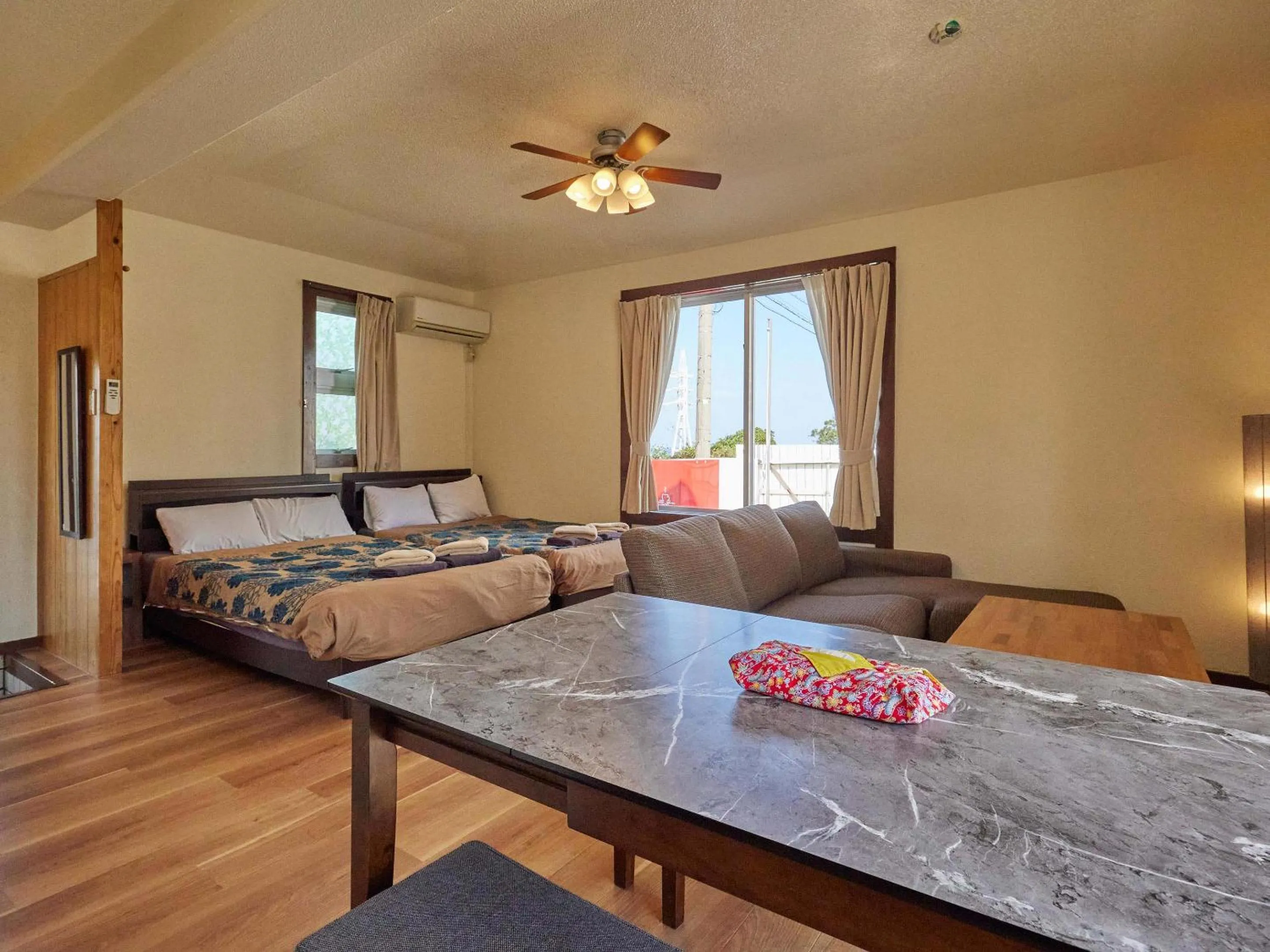 Photo of the whole room, Bed in Yukurina Resort Okinawa