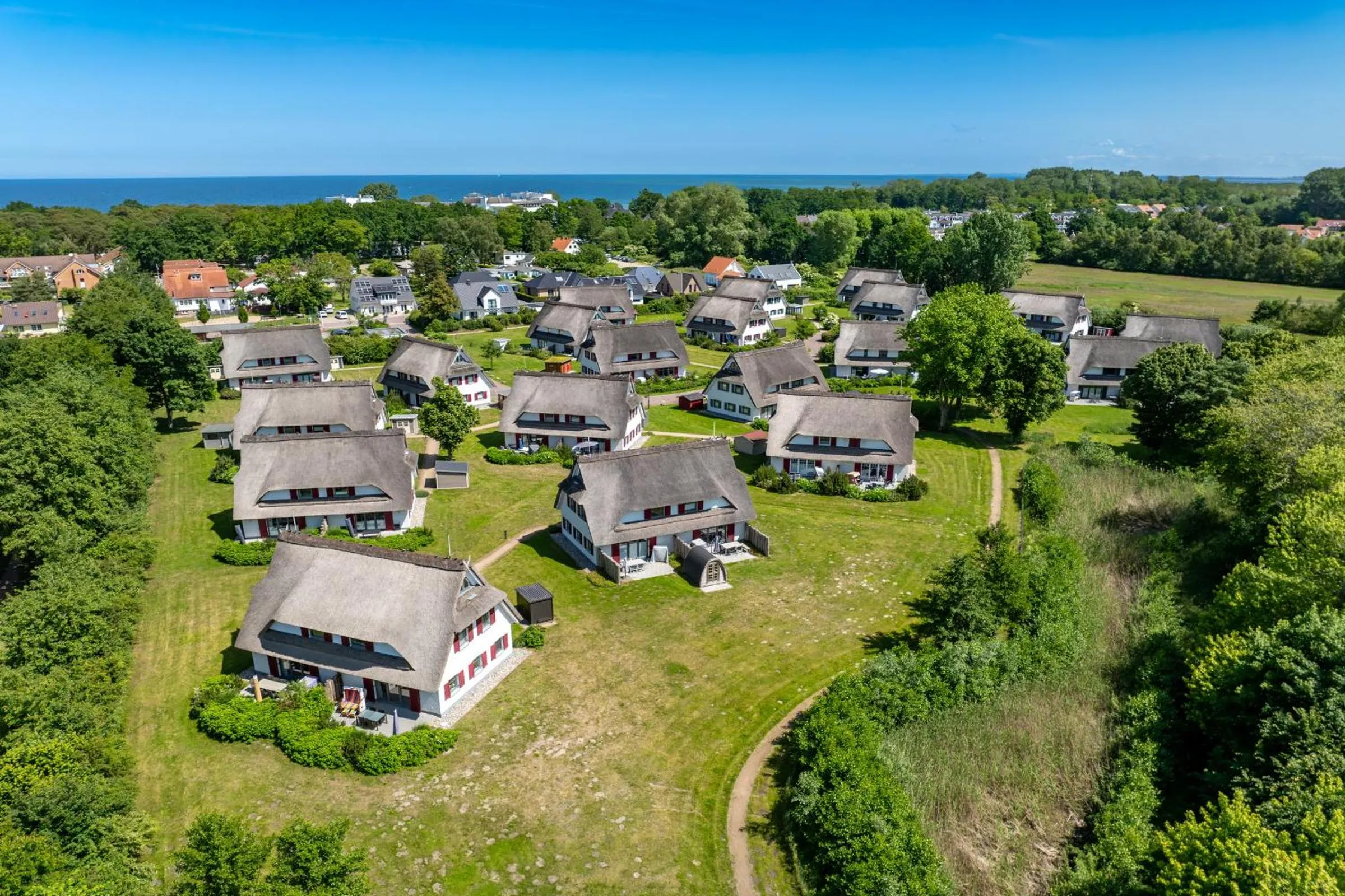 Bird's eye view in Reethaus Am Mariannenweg 13a