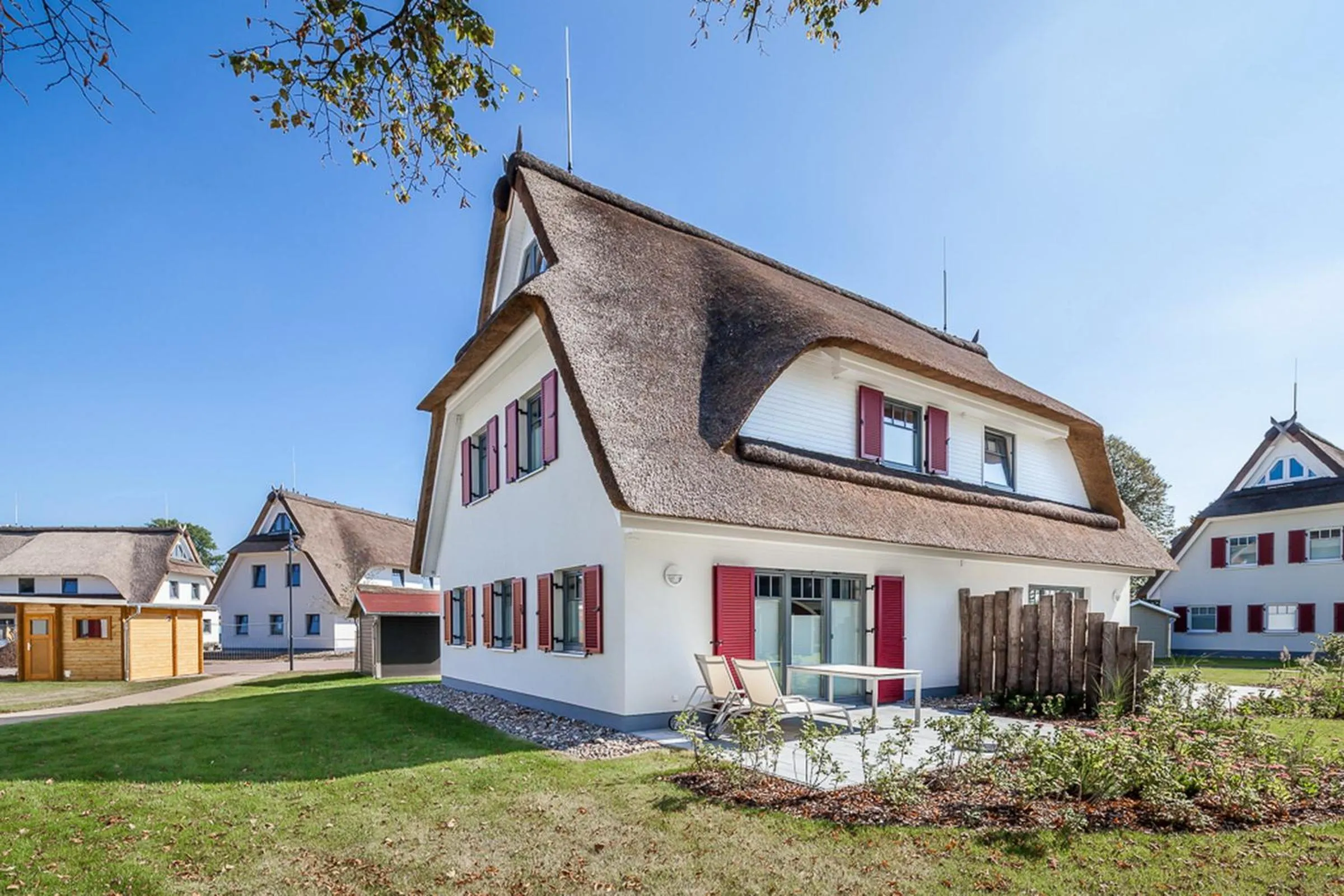 Balcony/Terrace in Reethaus Am Mariannenweg 13a