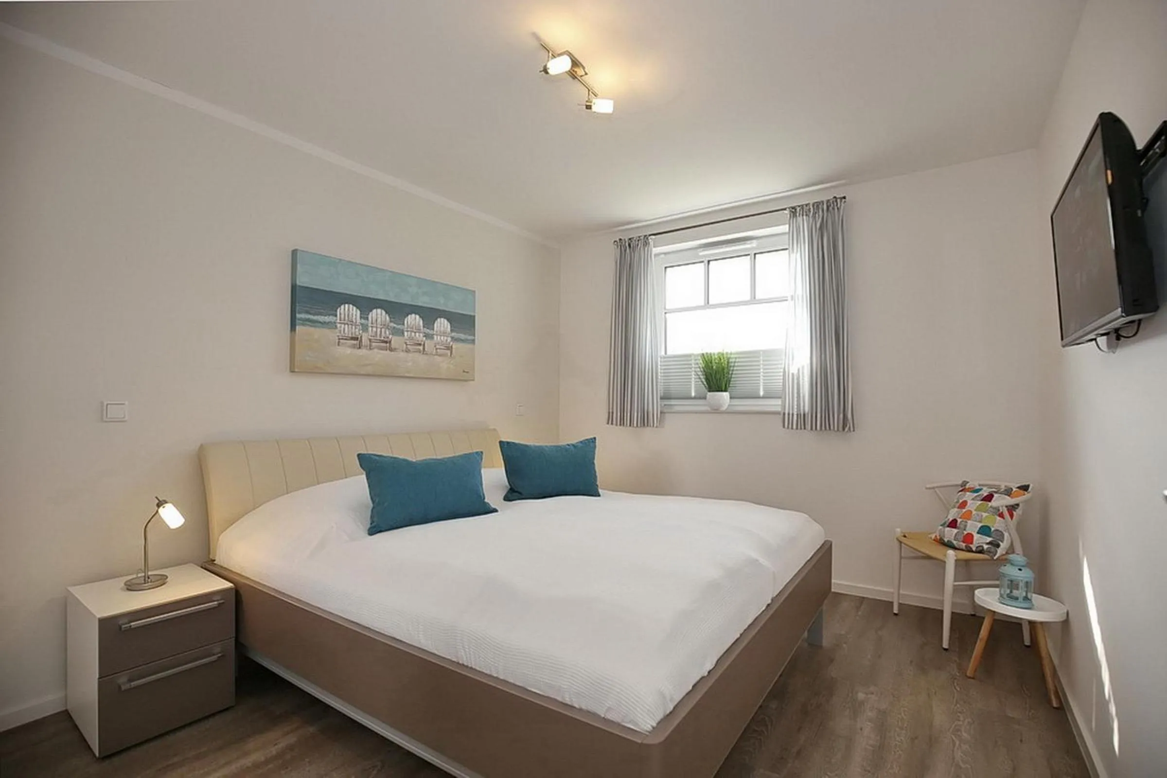 Bedroom, Bed in Reethaus Am Mariannenweg 13a