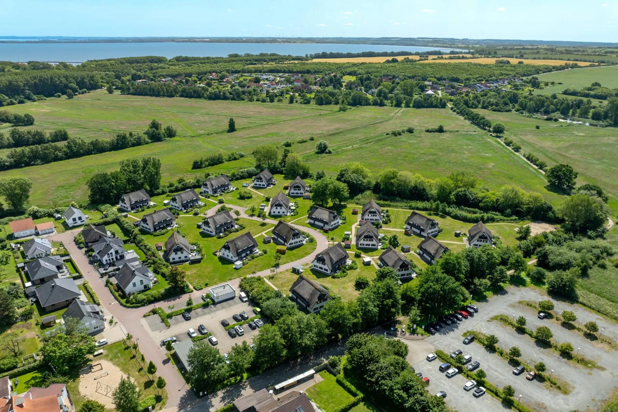 Bird's eye view in Reethaus Am Mariannenweg 13a