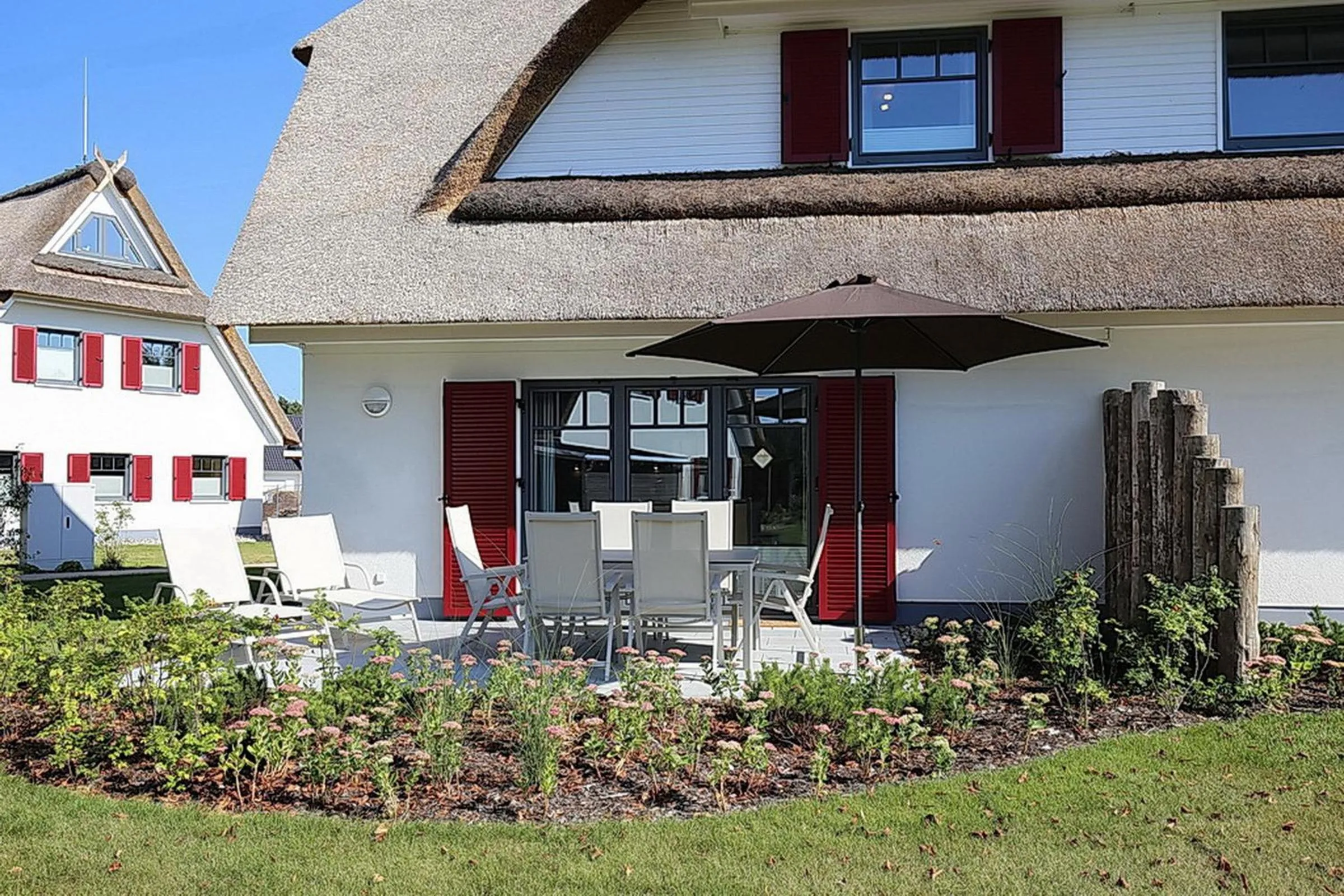 Balcony/Terrace in Reethaus Am Mariannenweg 13a