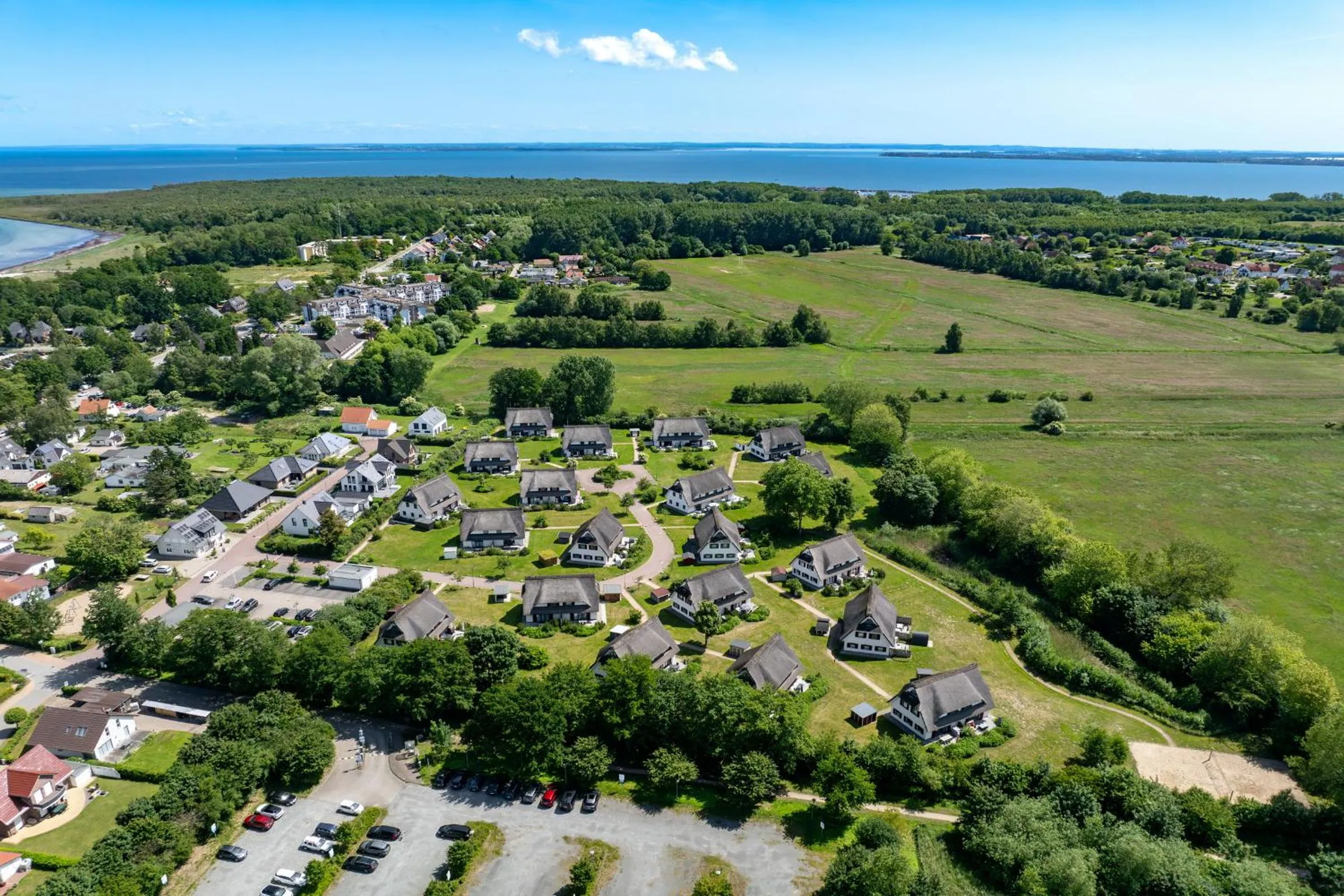 Bird's eye view in Reethaus Am Mariannenweg 13a