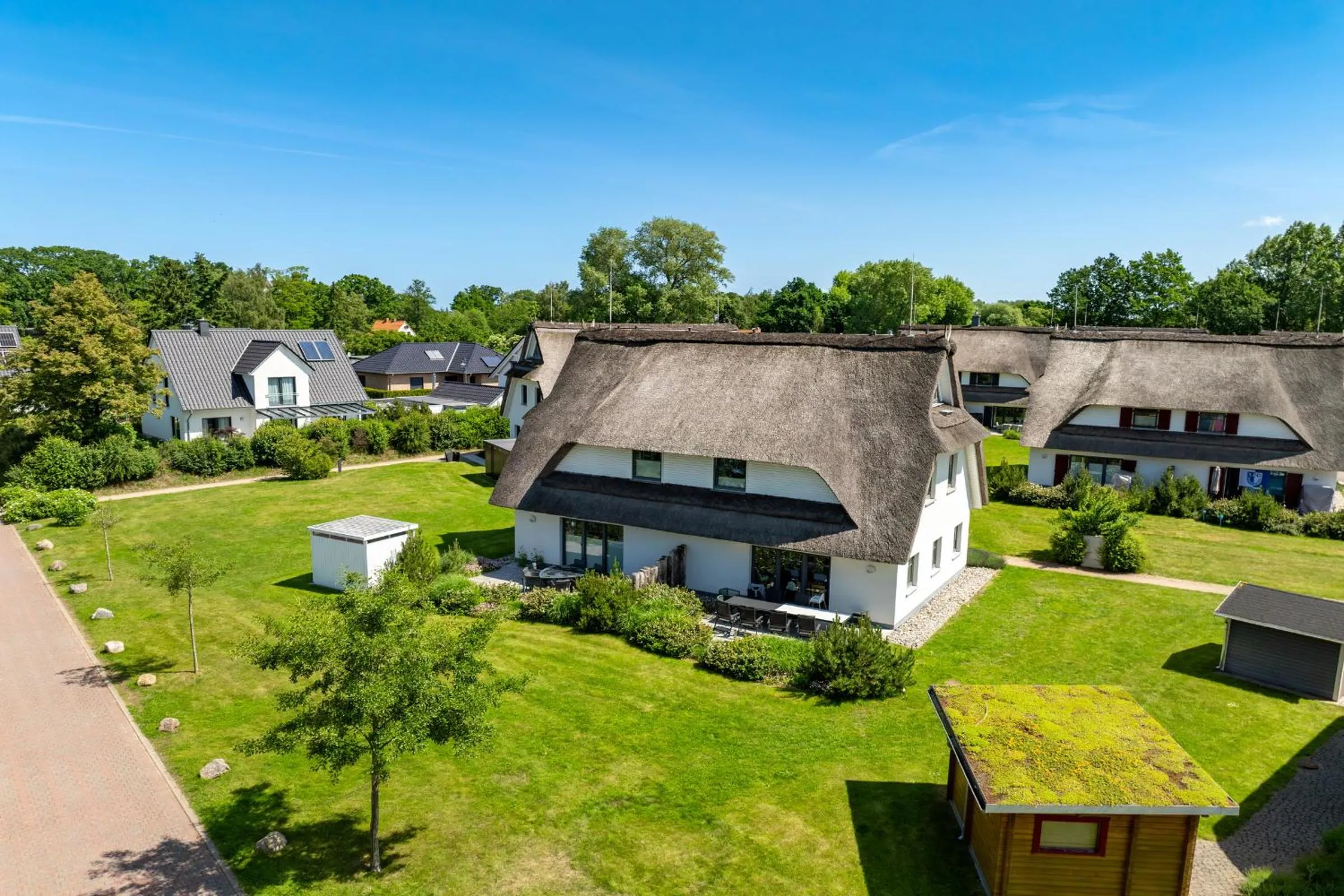 Bird's eye view in Reethaus Am Mariannenweg 13a