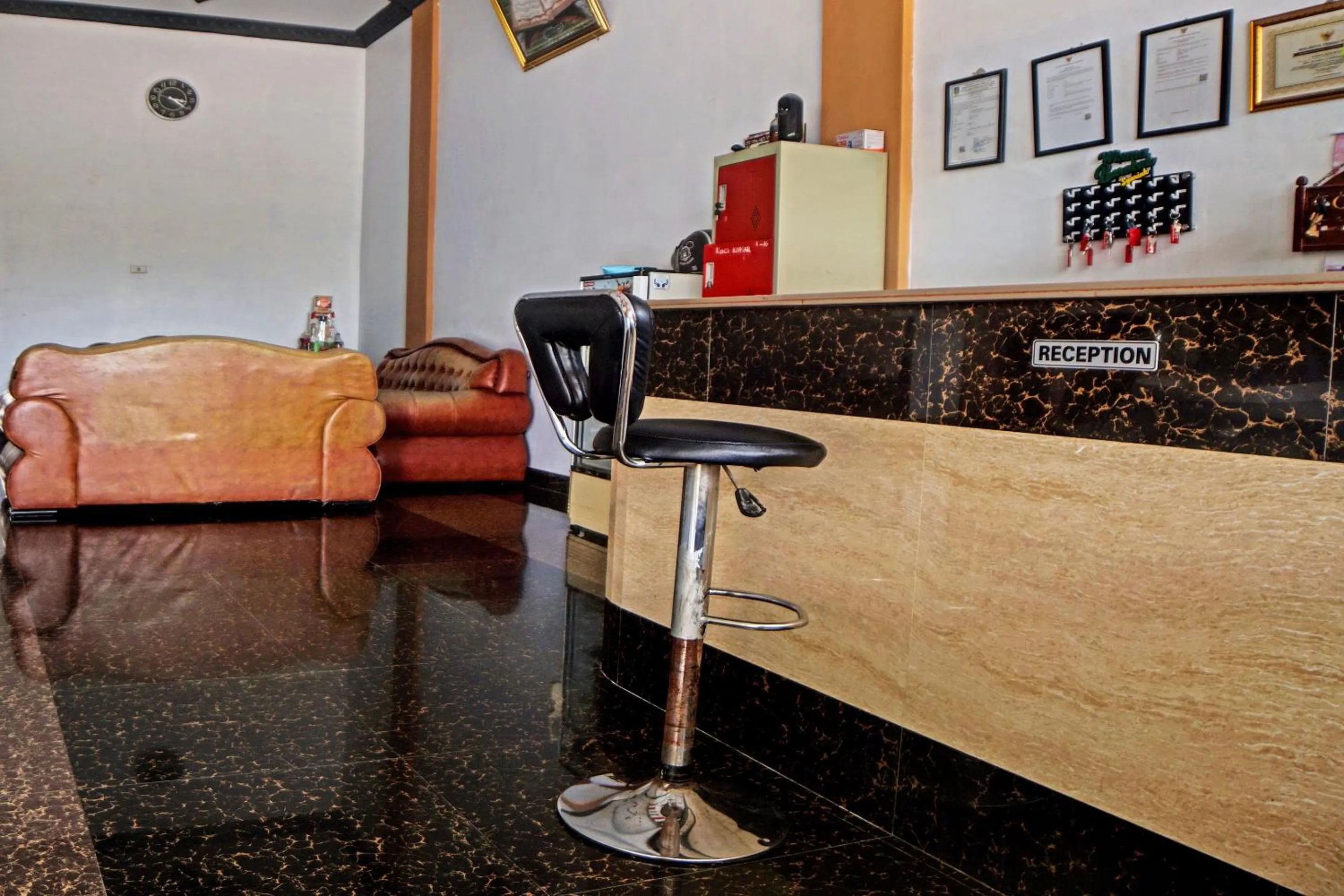 Lobby or reception in Wisma Barokah