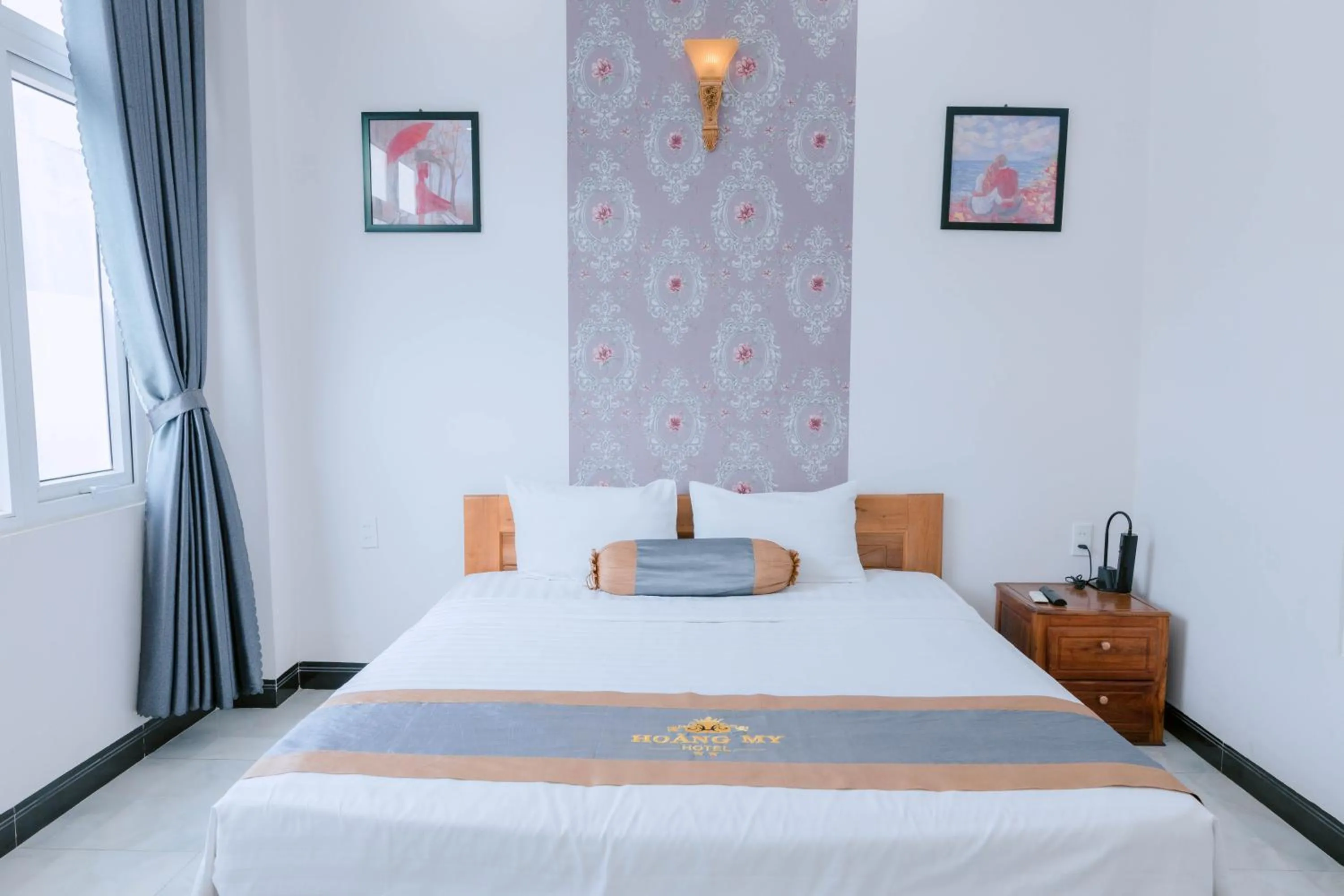 Bed in Khách sạn Hoàng My