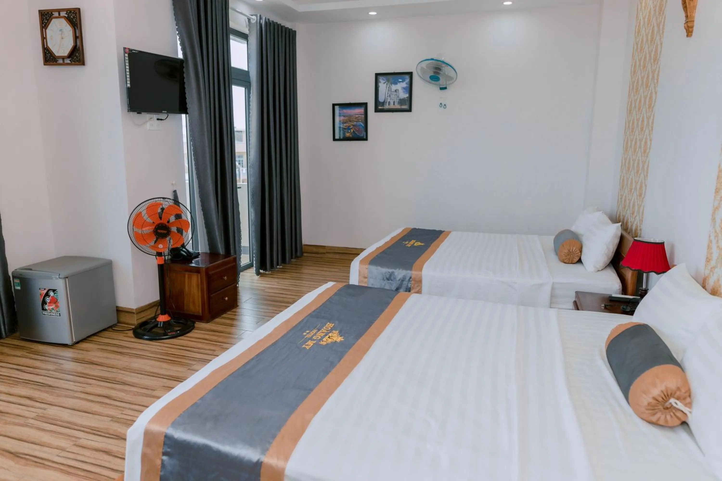 Bed in Khách sạn Hoàng My