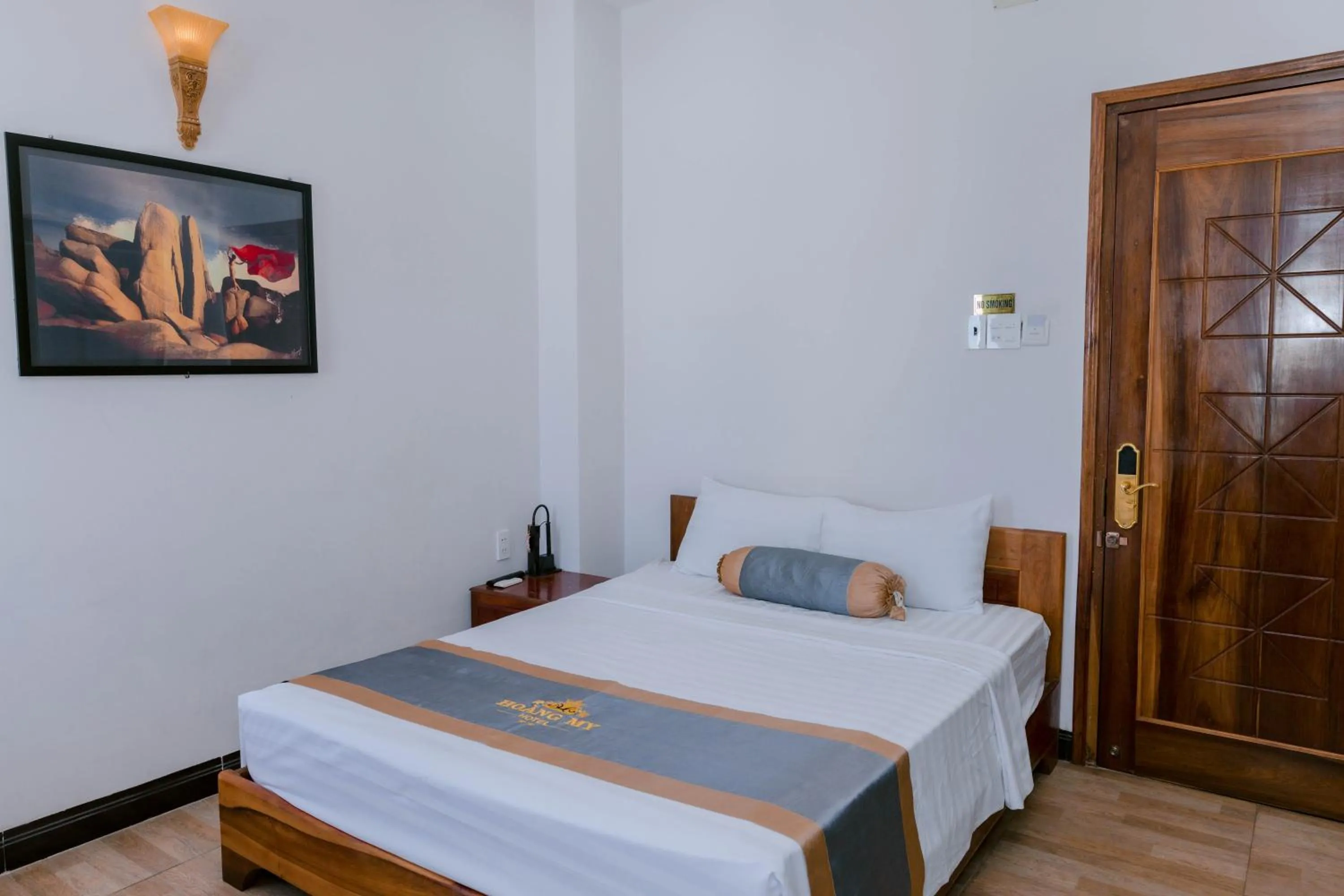 Bed in Khách sạn Hoàng My