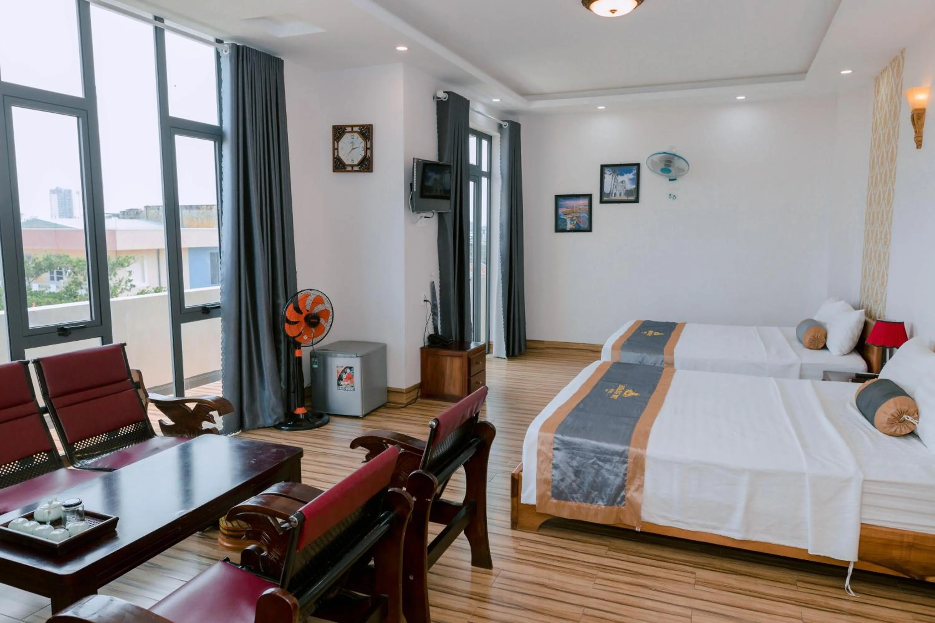 Bed in Khách sạn Hoàng My