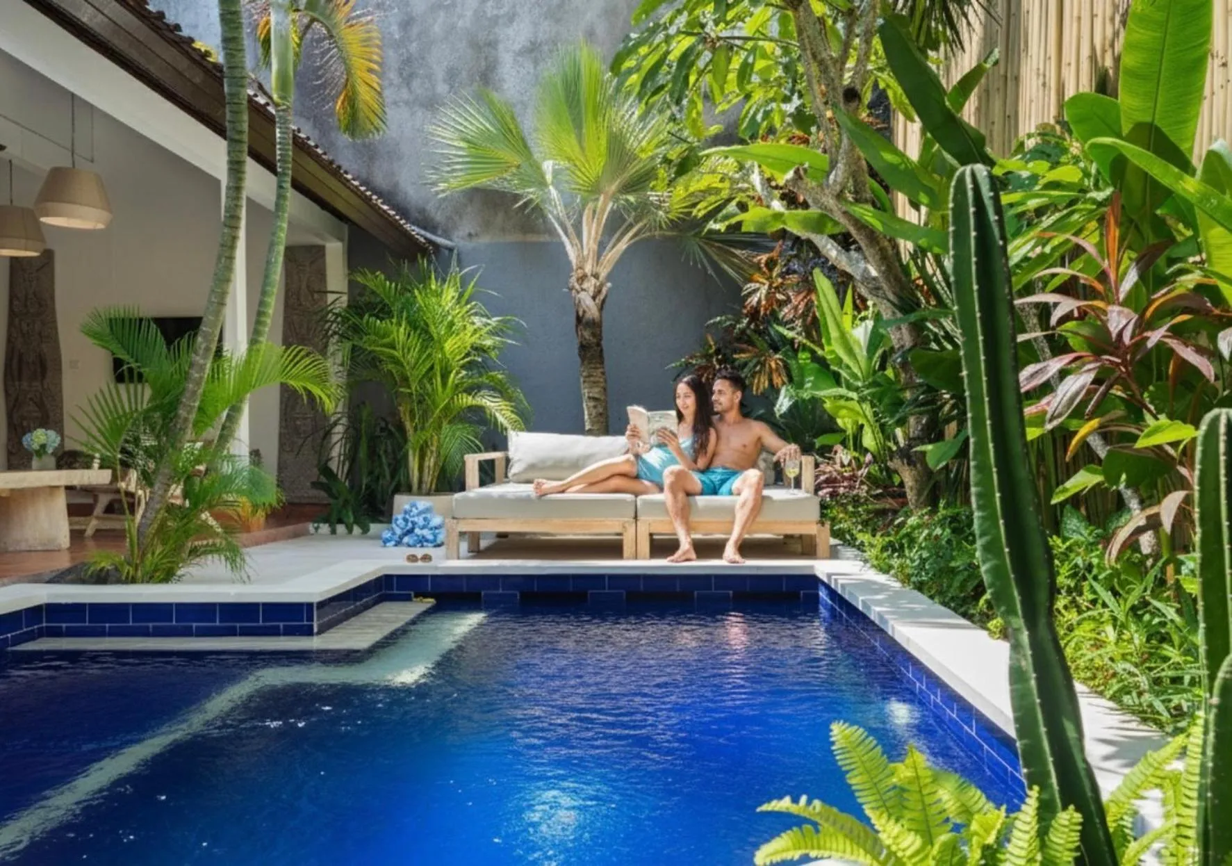 Patio in Smiling Cactus Villas