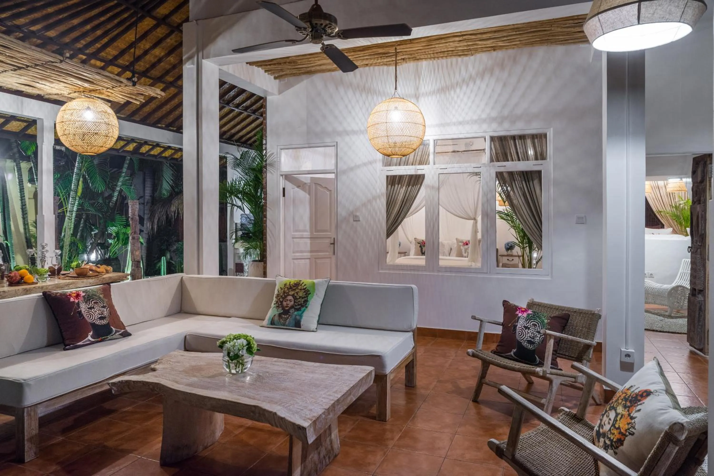 Living room in Smiling Cactus Villas