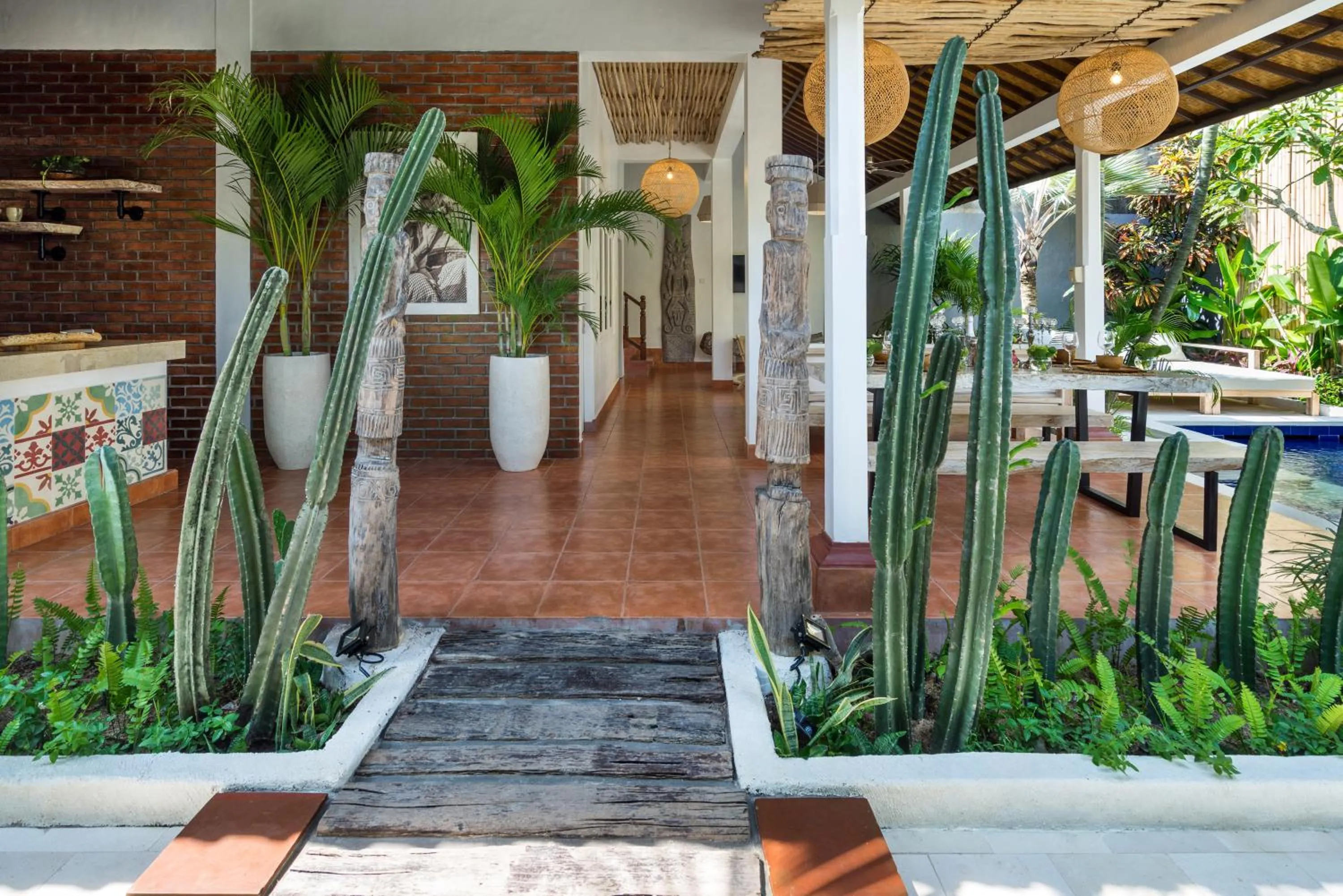 Garden in Smiling Cactus Villas