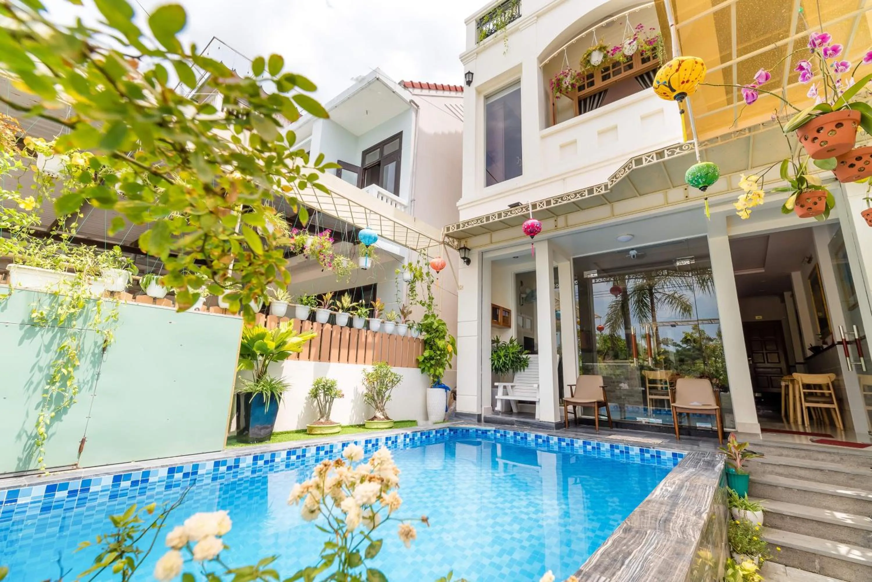 Swimming pool in Luna Rossa Villa