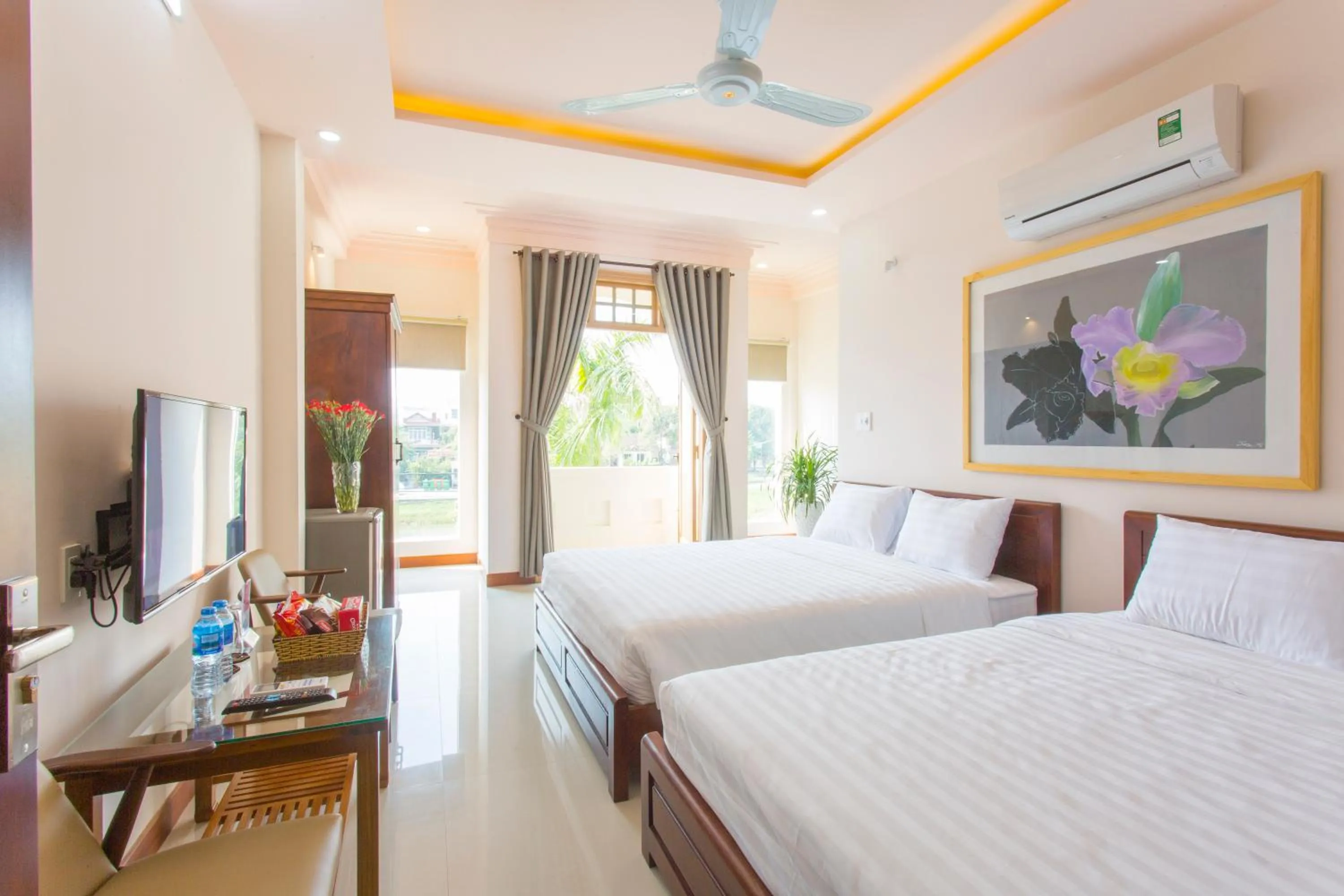 Bed in Luna Rossa Villa