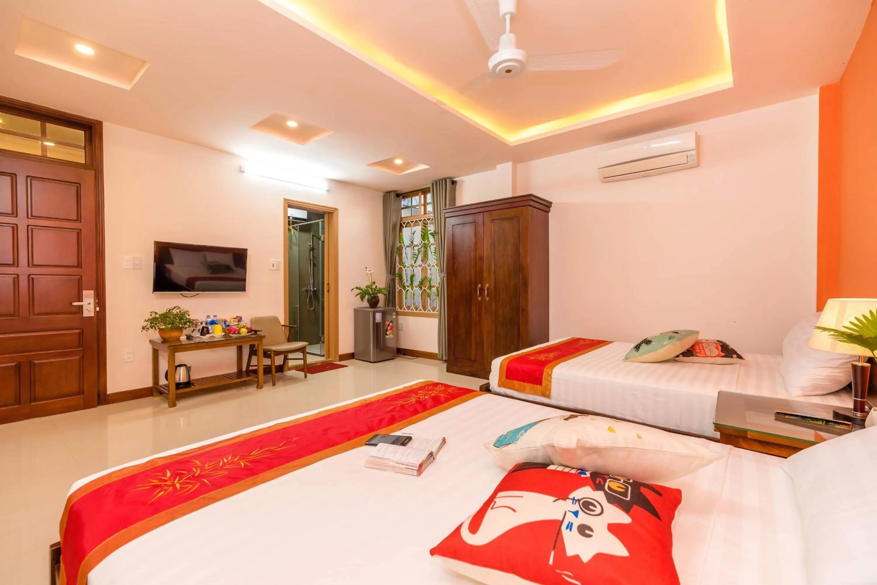 Bed in Luna Rossa Villa