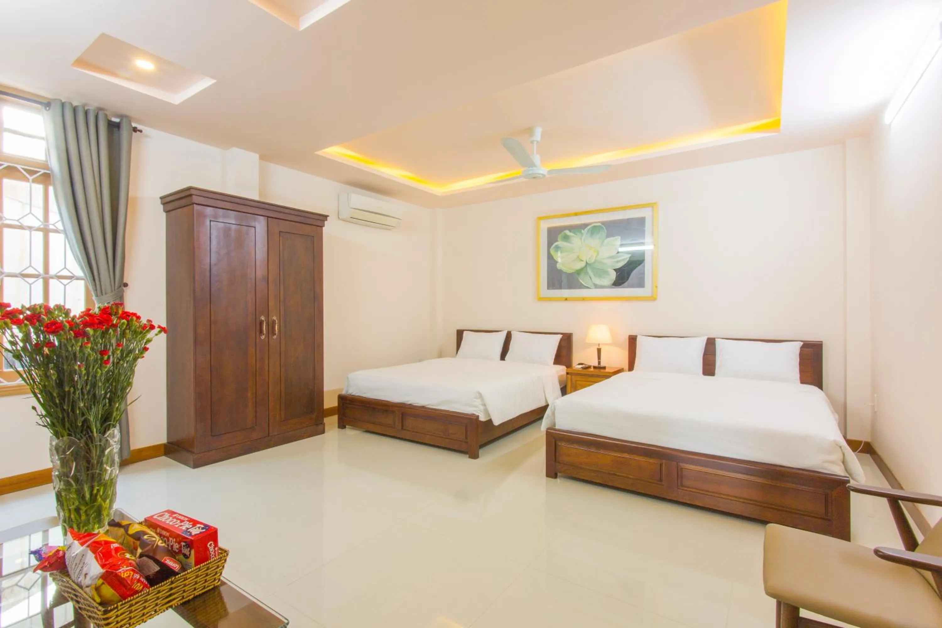 Bed in Luna Rossa Villa