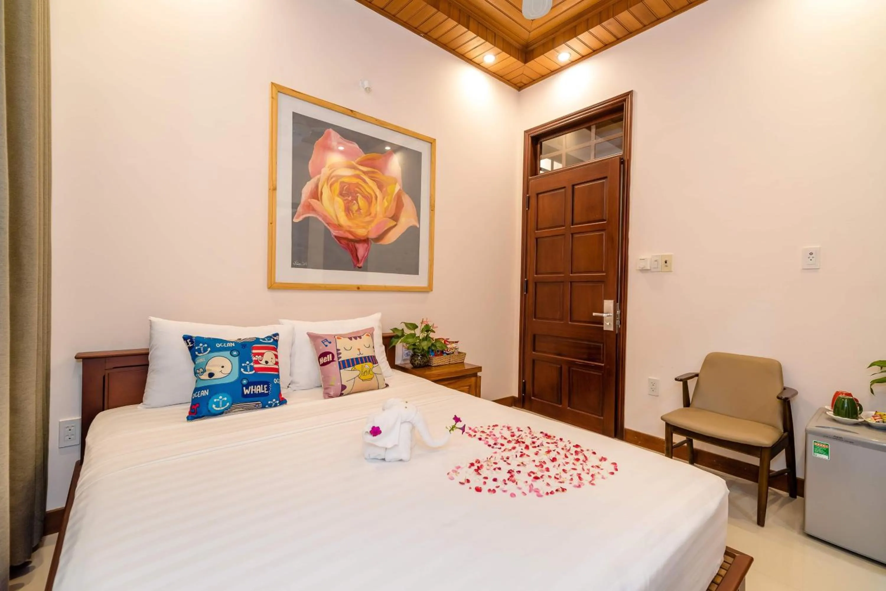 Bed in Luna Rossa Villa