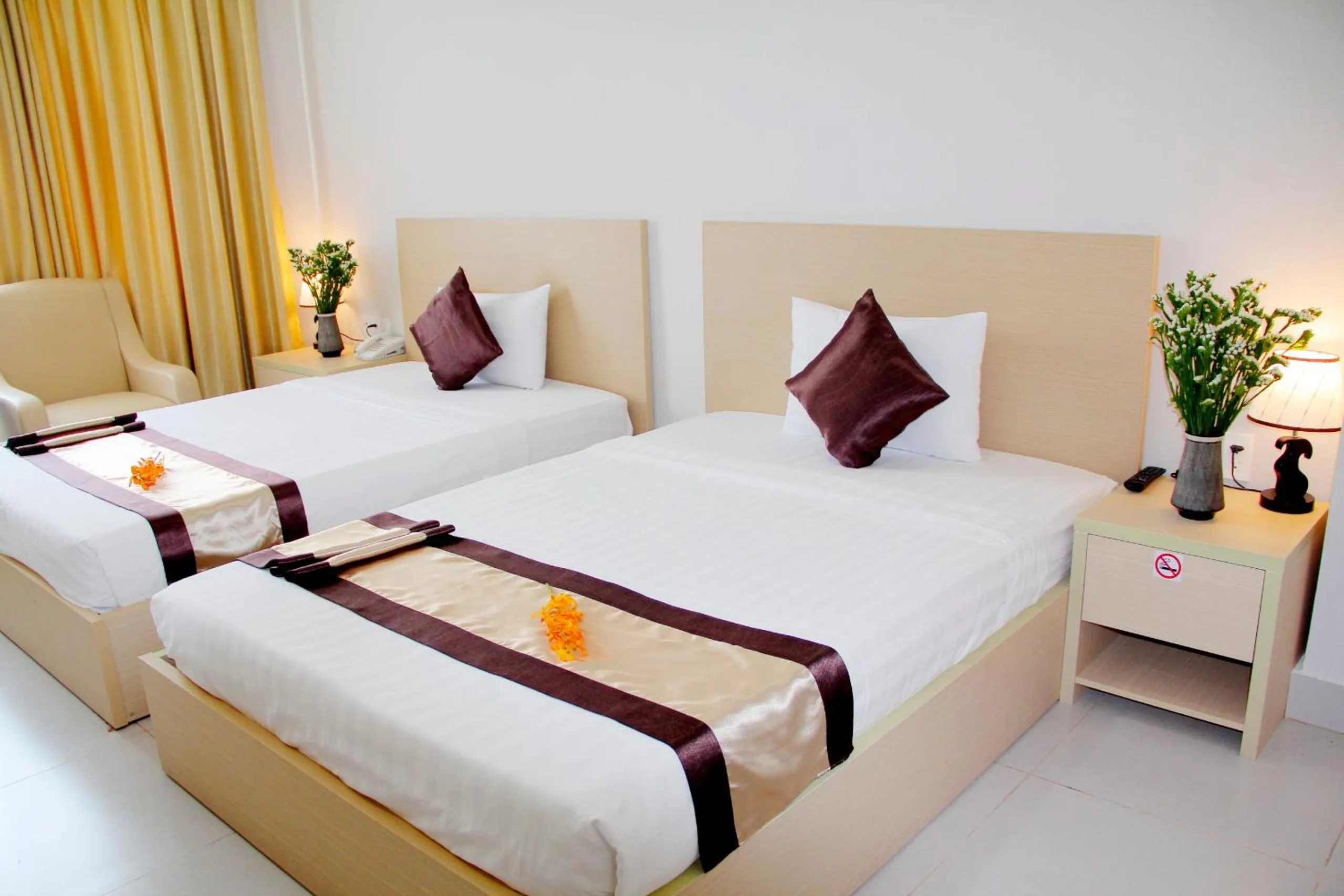 Bed in Victory Hotel Tây Ninh