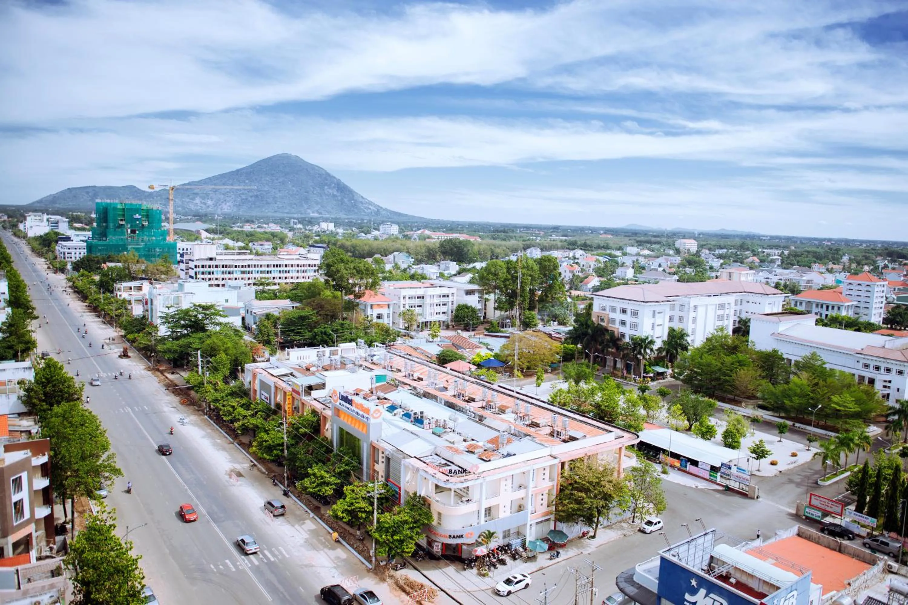 Street view in Victory Hotel Tây Ninh