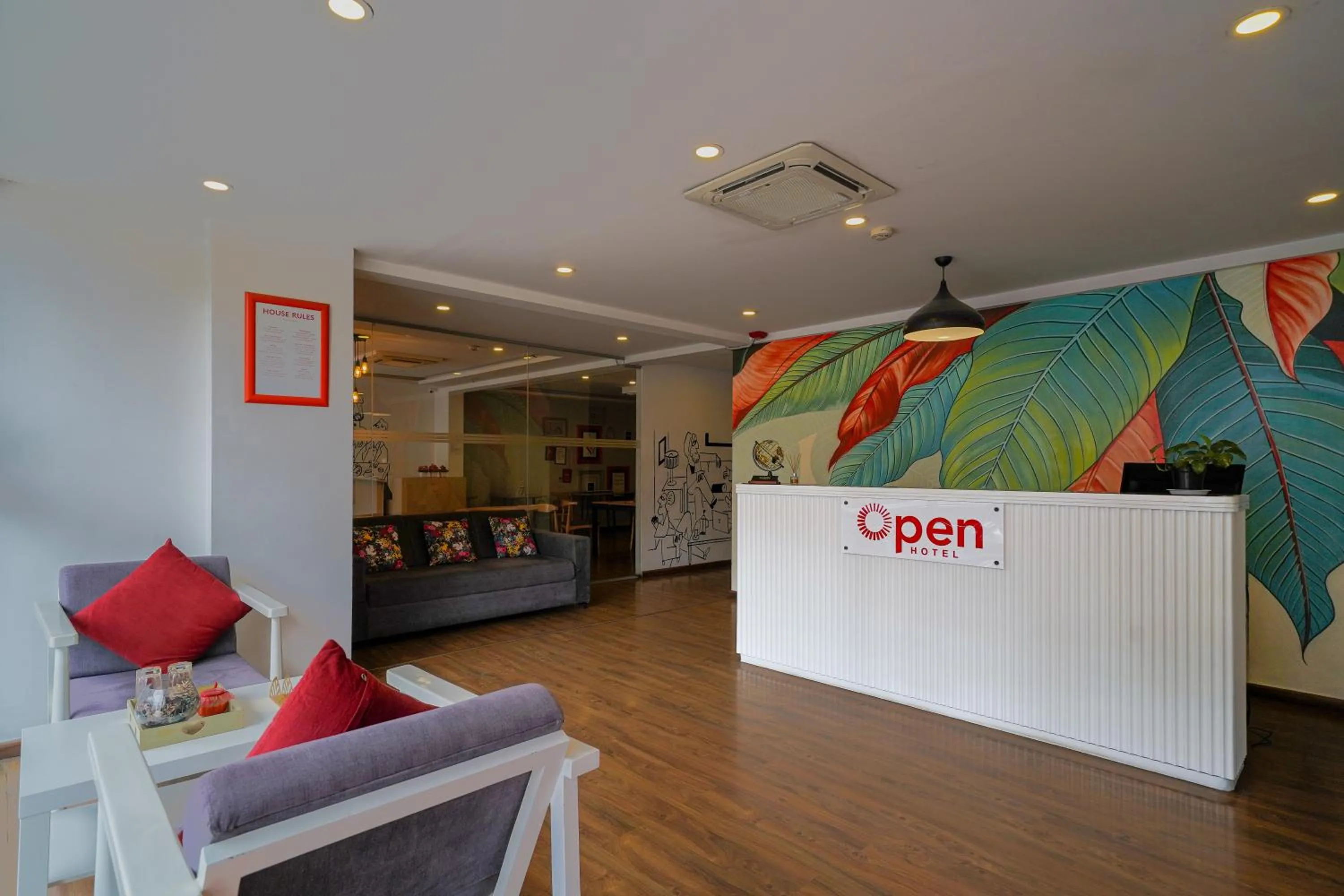 Lobby or reception in Open Hotel by Olive - A1 Suites