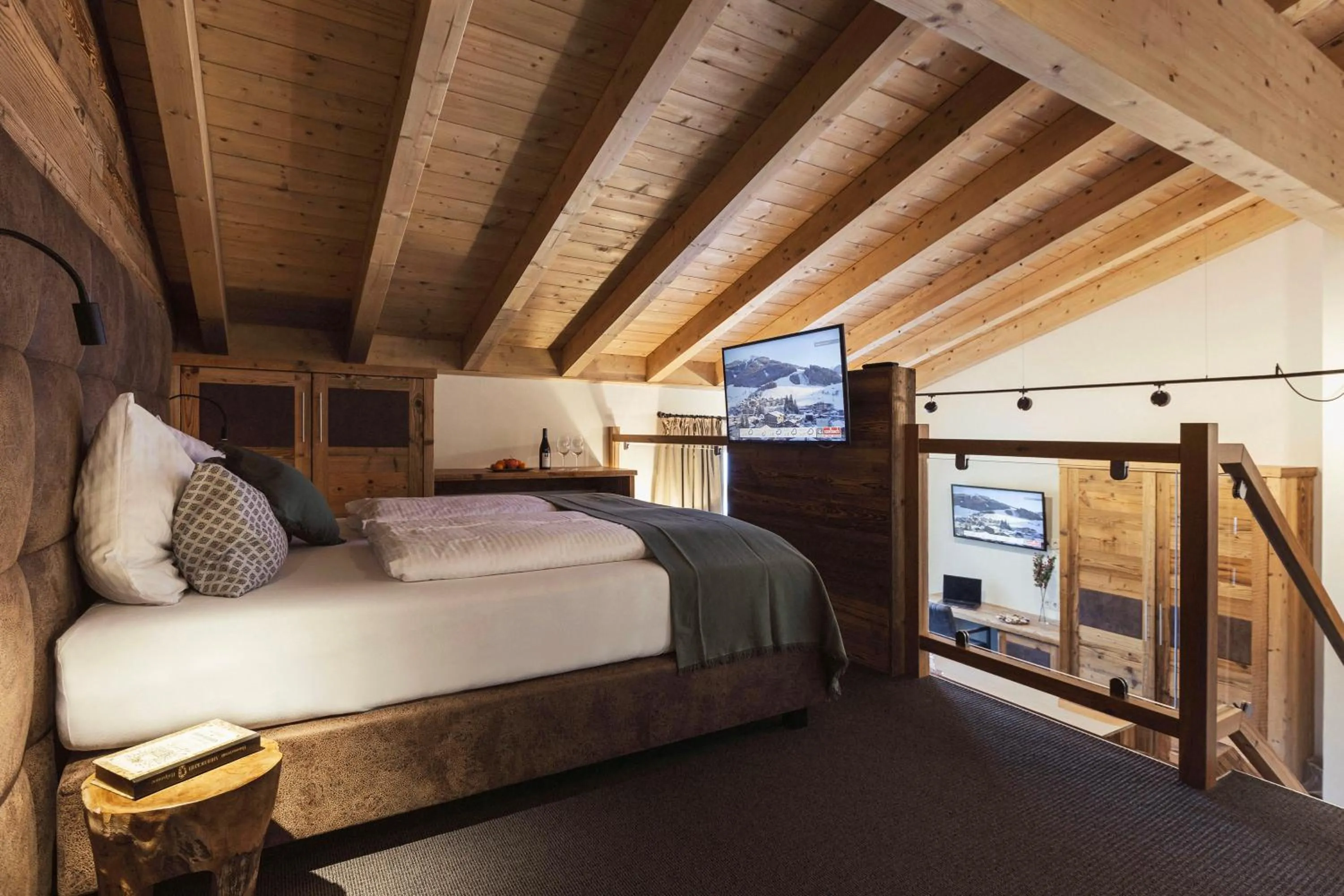 Bedroom, Bed in Das Glemm Hotel - Joker Card Partner