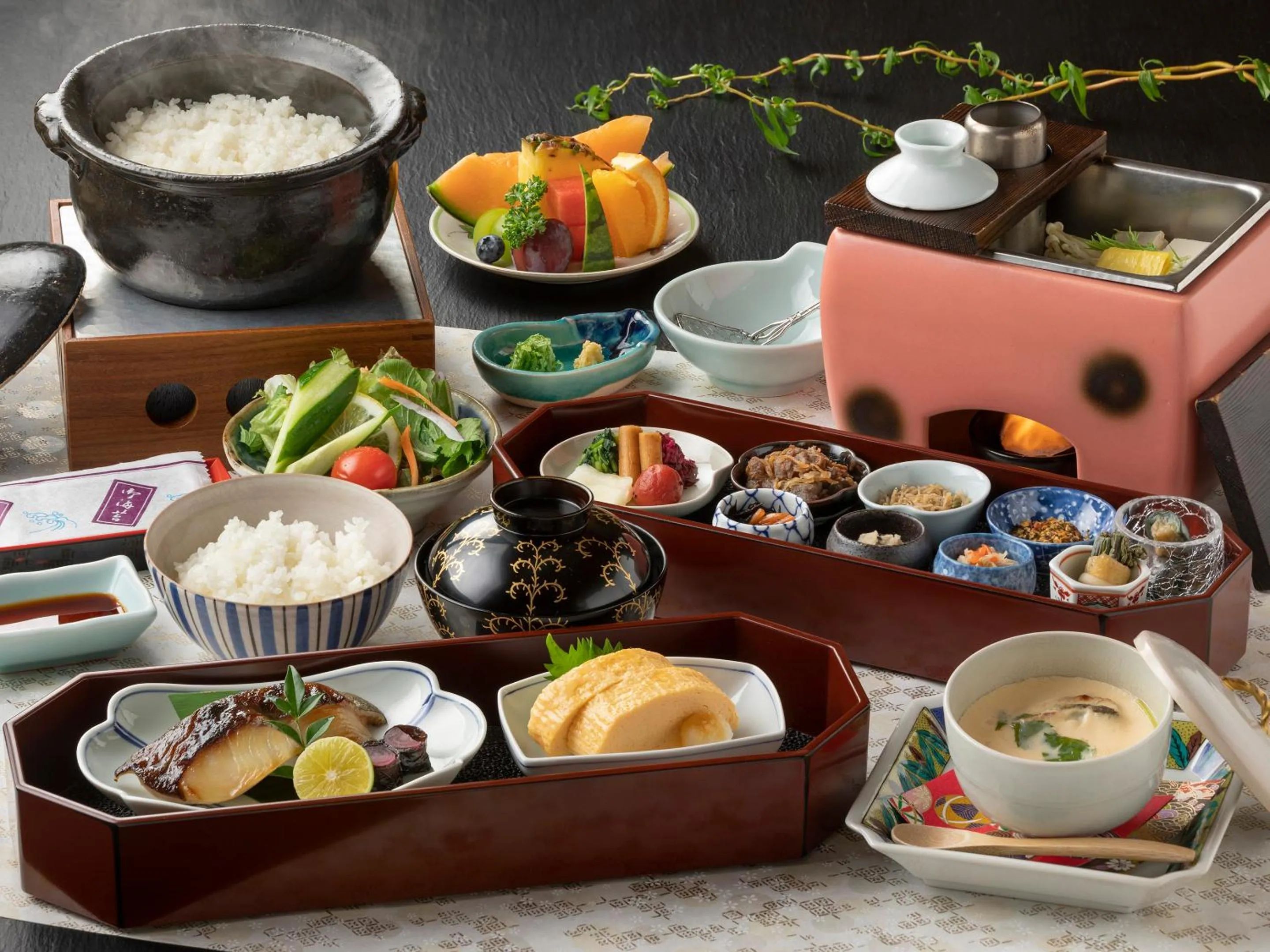 Food close-up in Ryokan Kohro
