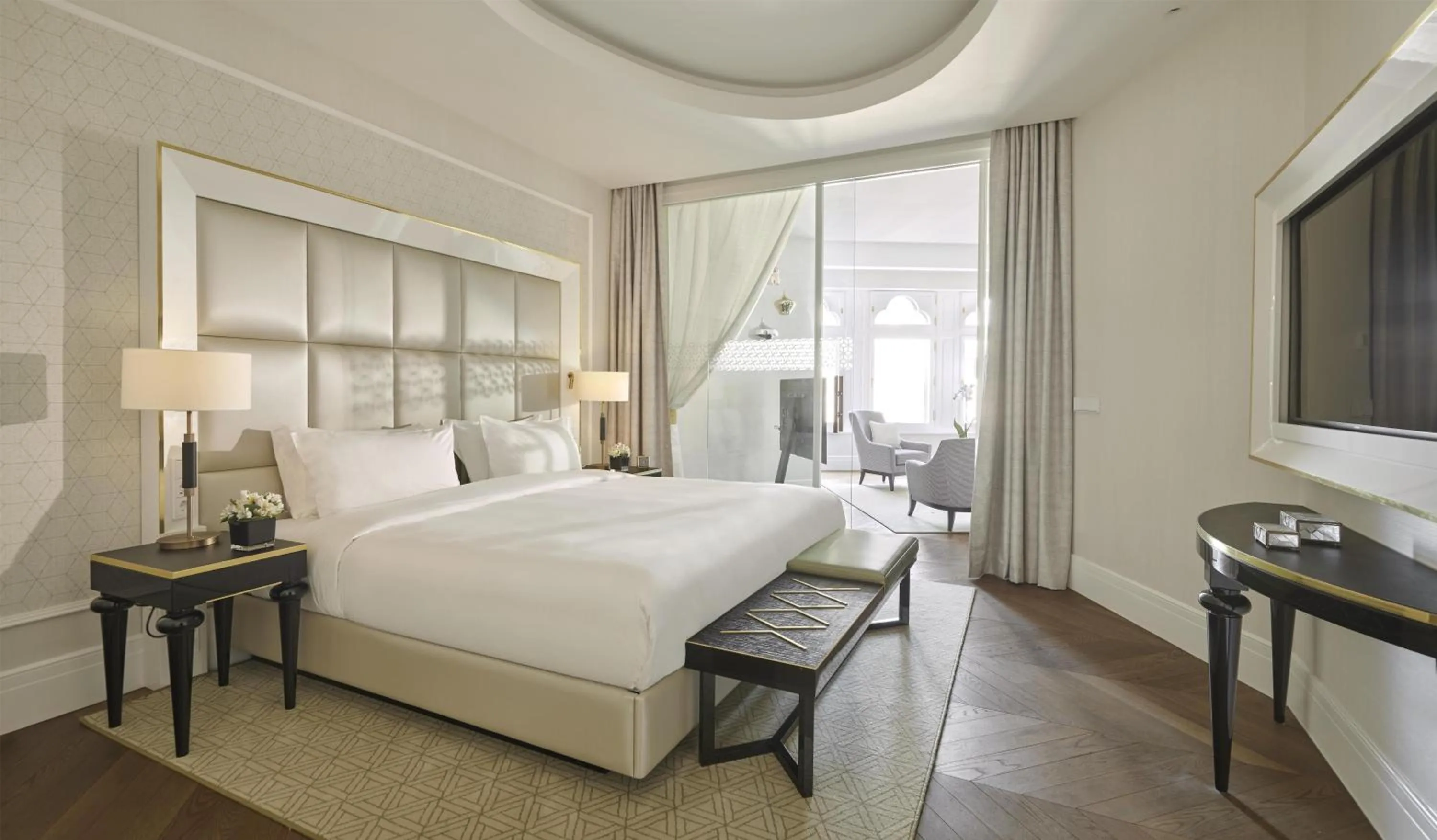 Photo of the whole room, Bed in Párisi Udvar Hotel Budapest, part of Hyatt