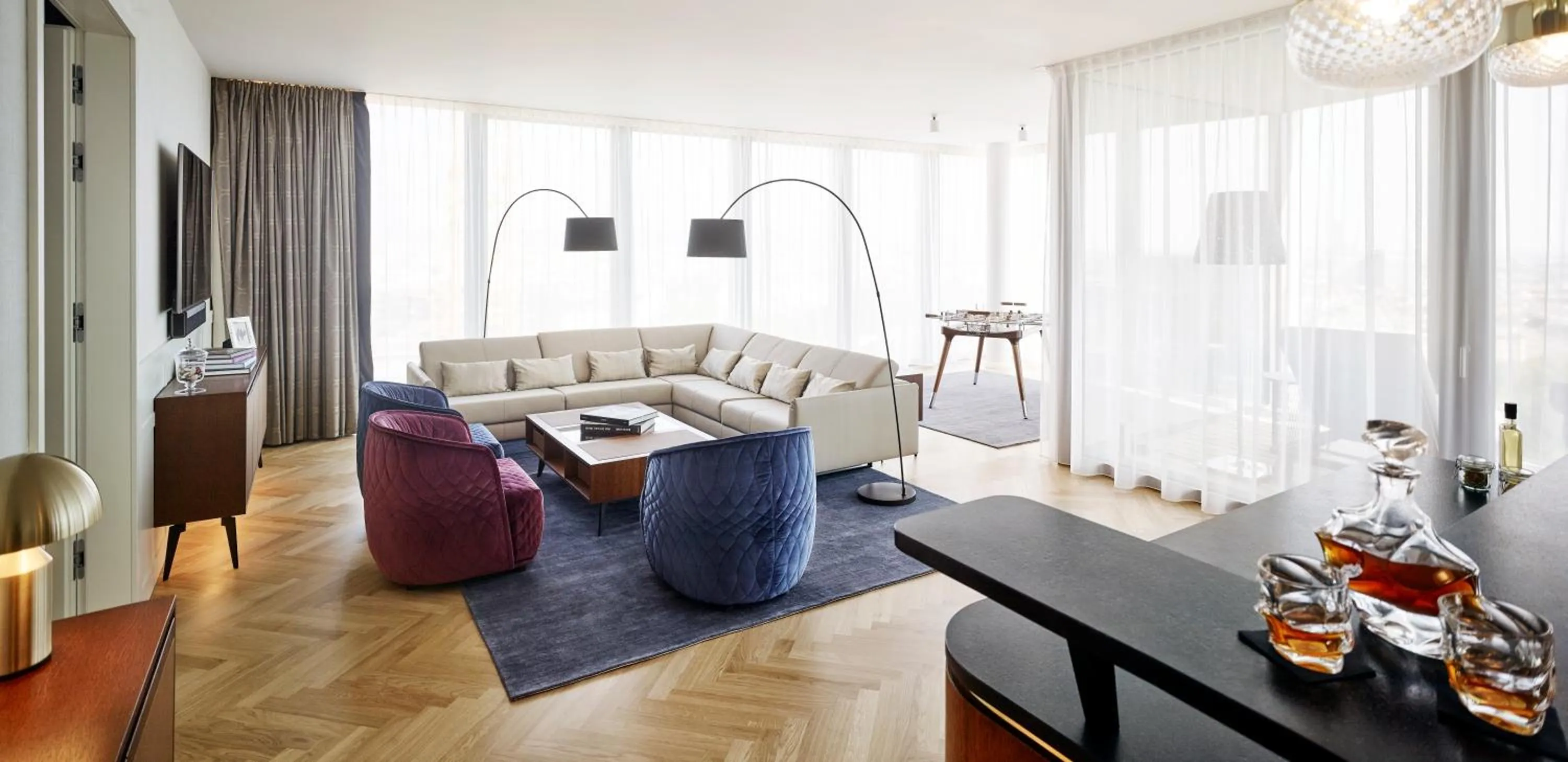 Living room in Andaz Vienna Am Belvedere, By Hyatt