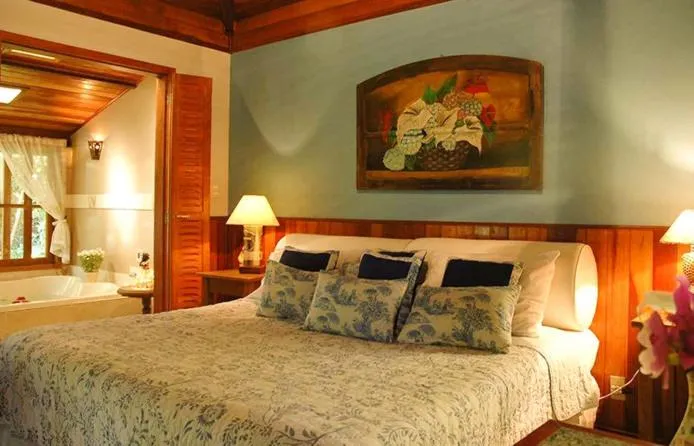 Bed in Pousada Moriá