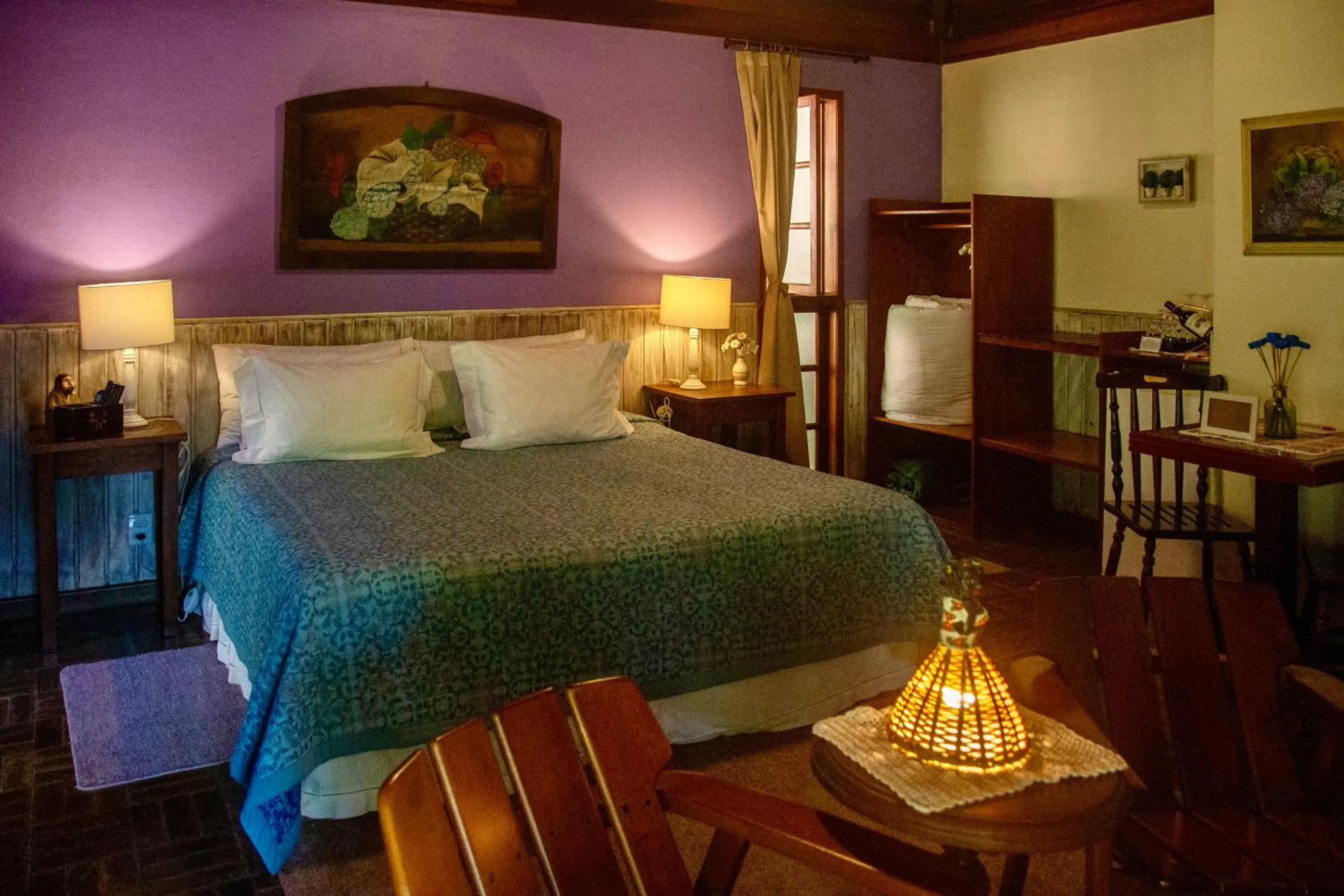 Bed in Pousada Moriá