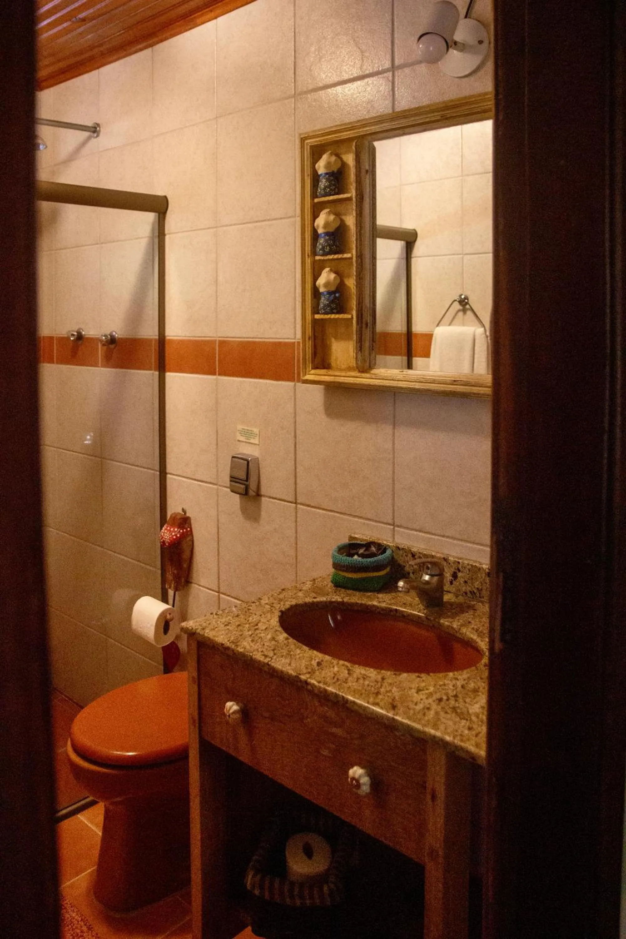 Bathroom in Pousada Moriá