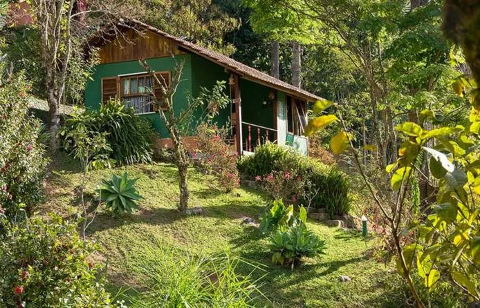 Garden view in Pousada Moriá