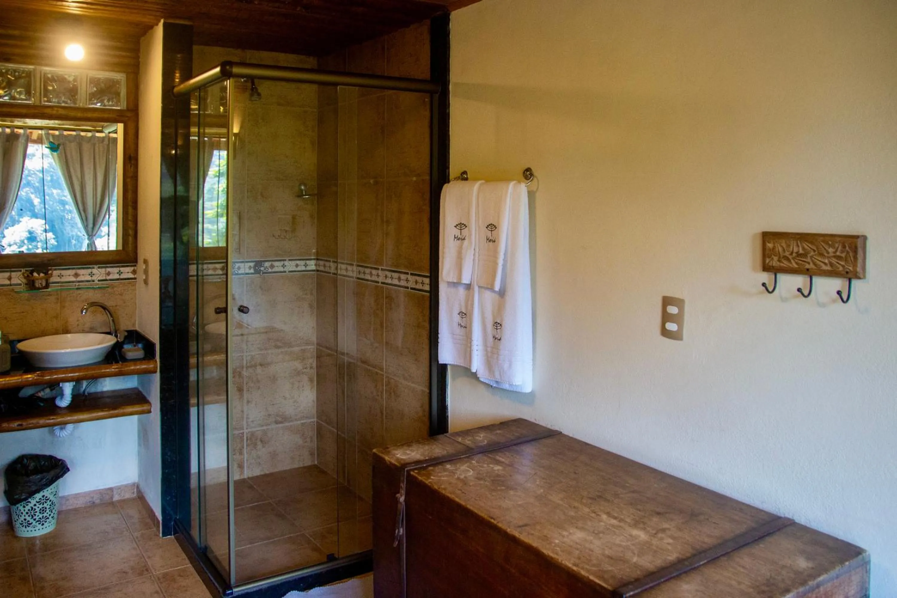 Shower in Pousada Moriá