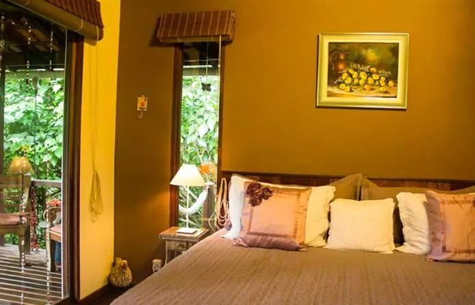 Bed in Pousada Moriá