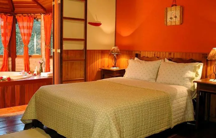 Bed in Pousada Moriá