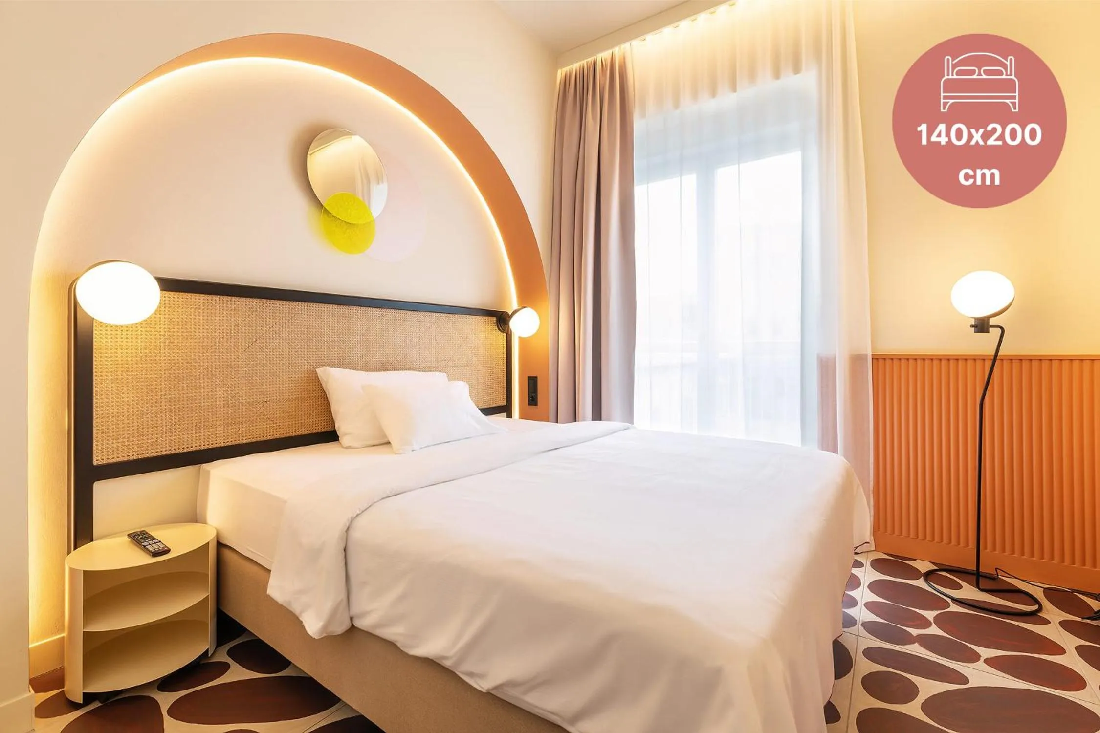 Bed in Hotel Grand Koper