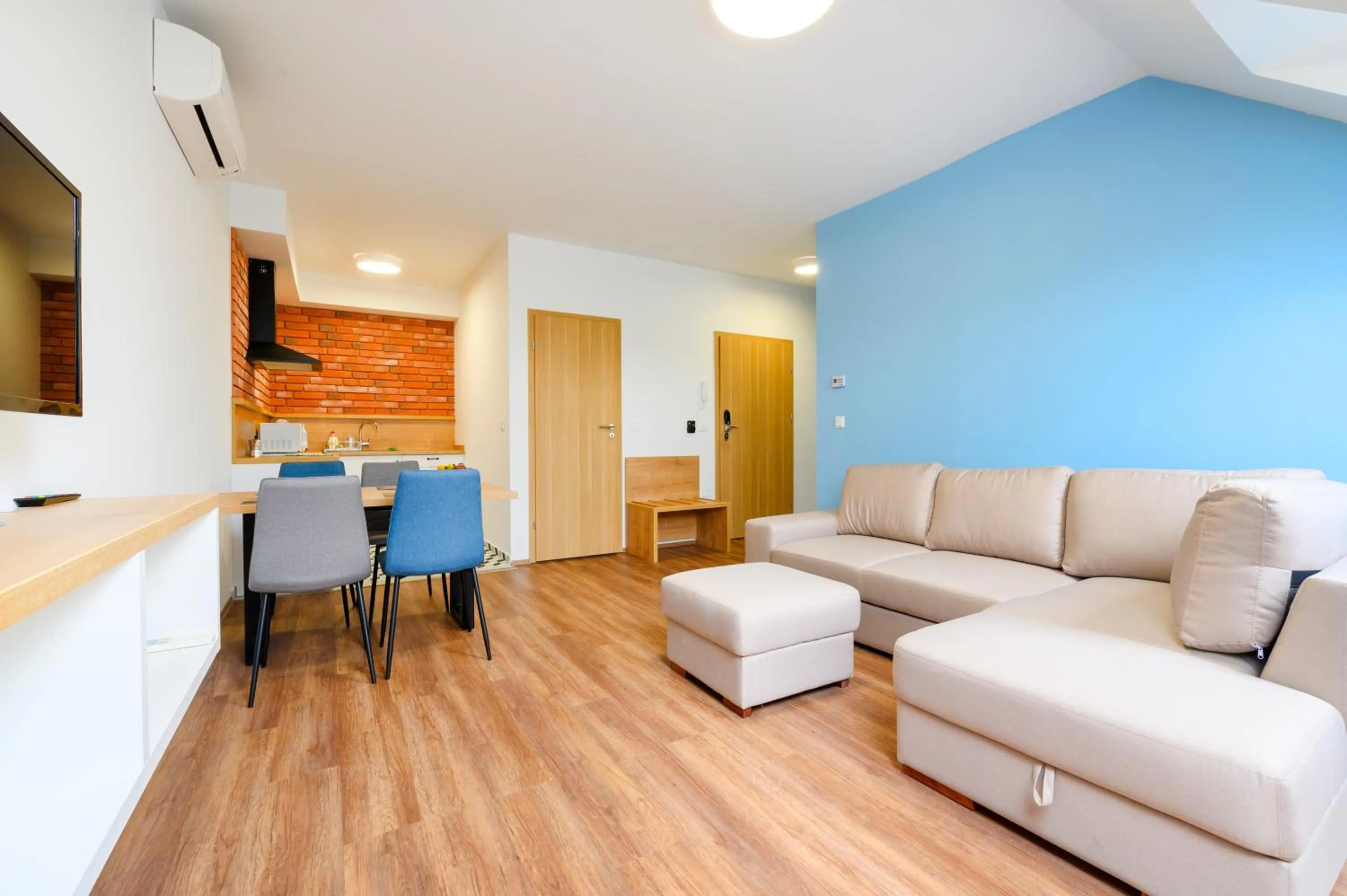 Seating area in Berill Suites