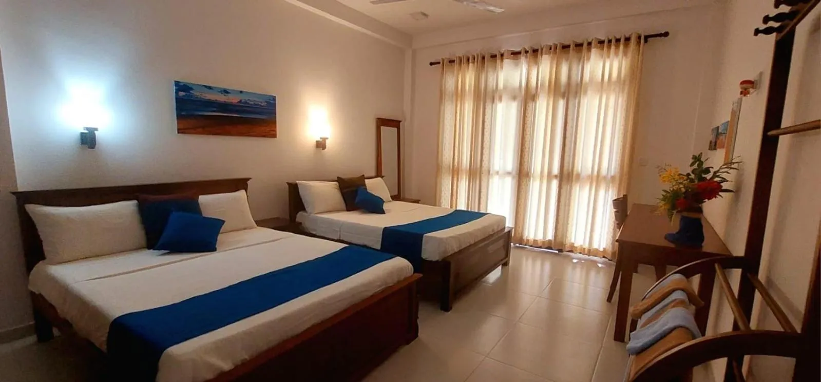 Bed in Turtle Paradise Villa