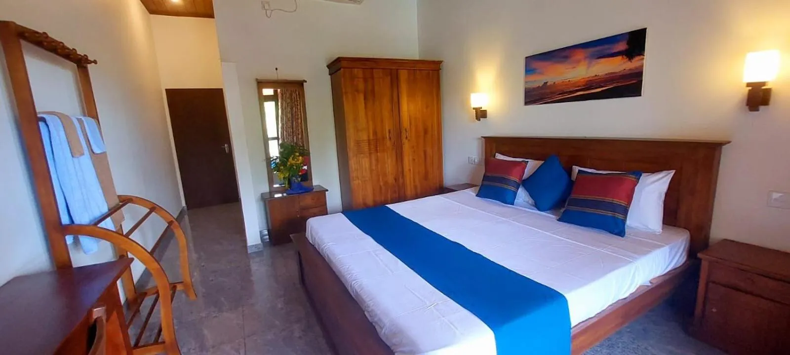 Bed in Turtle Paradise Villa